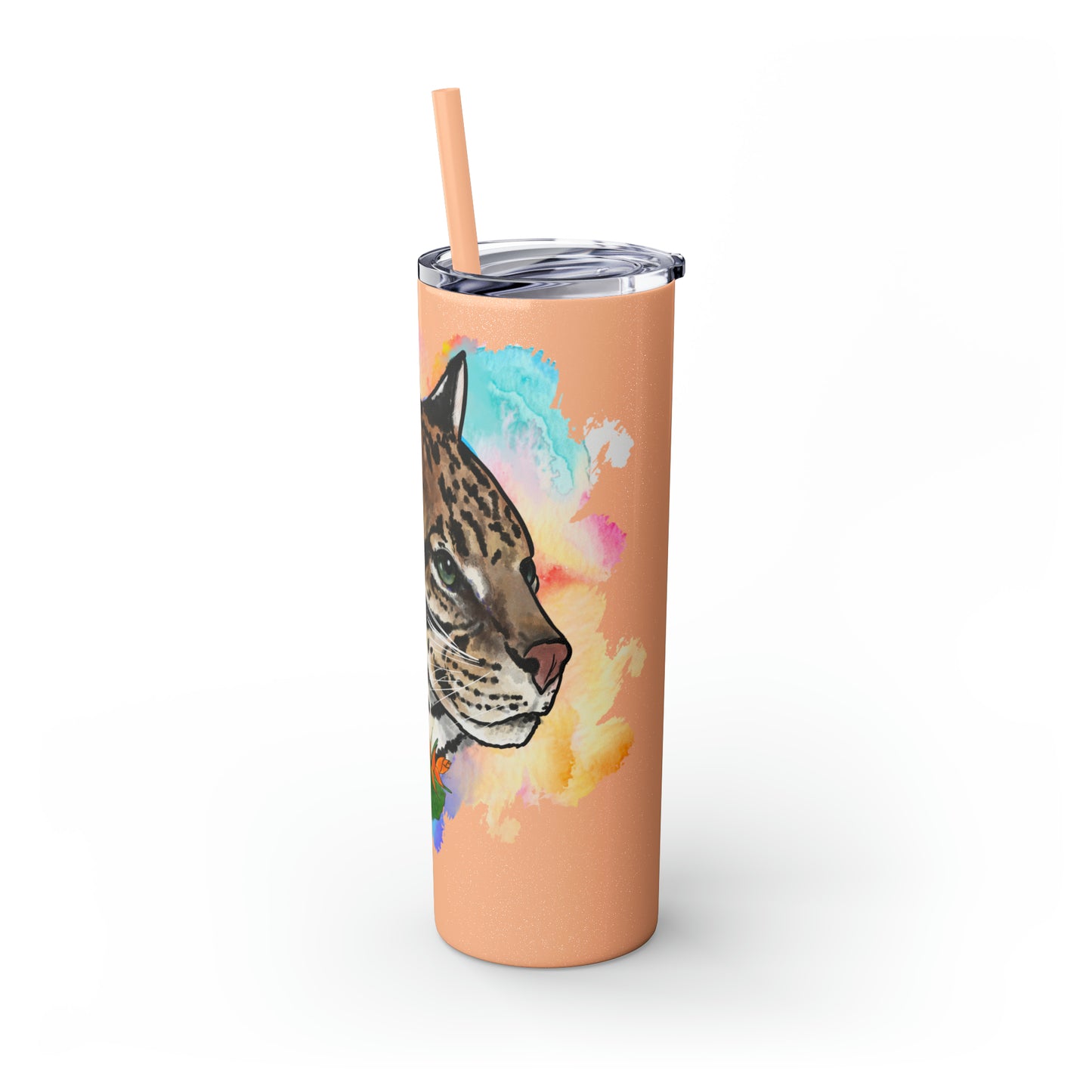 Ocelot Tumbler with Straw, 20oz