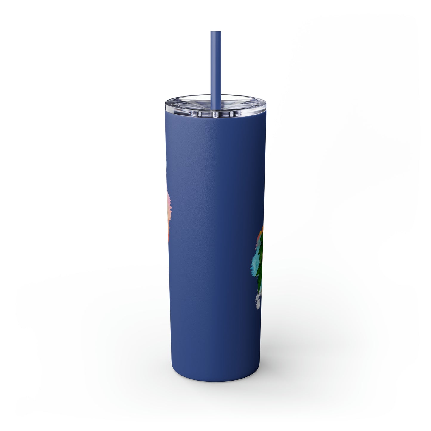 Mountain Lion Tumbler with Straw, 20oz
