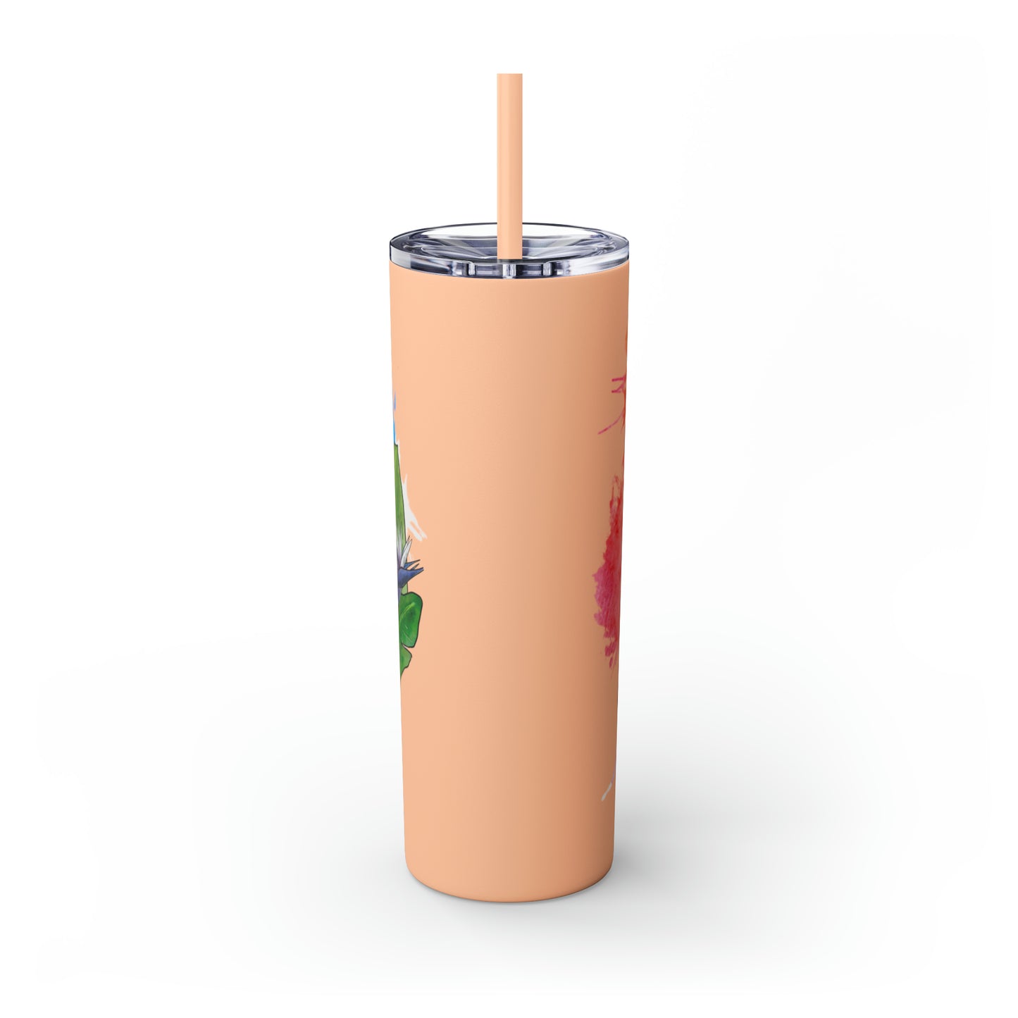 Lion Tumbler with Straw, 20oz