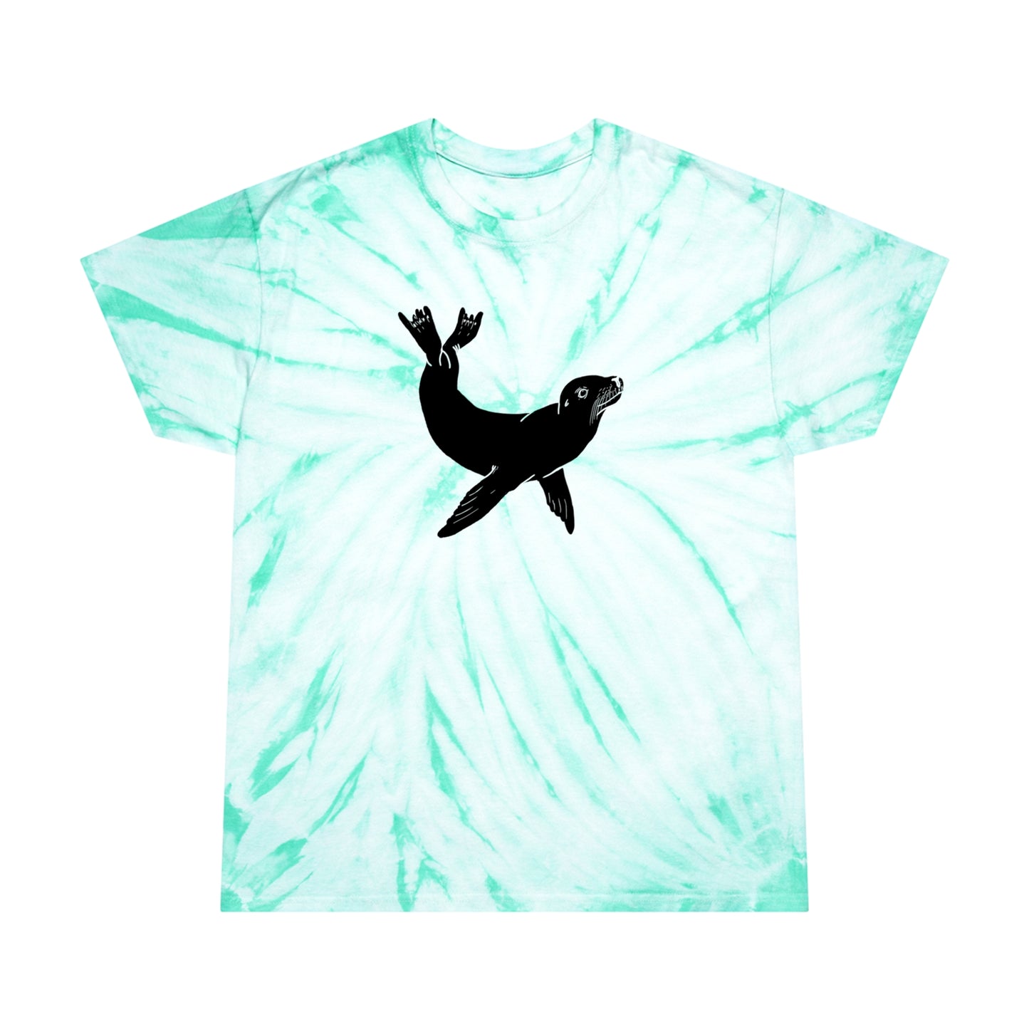 Sea Lion Tie-Dye Tee, Cyclone