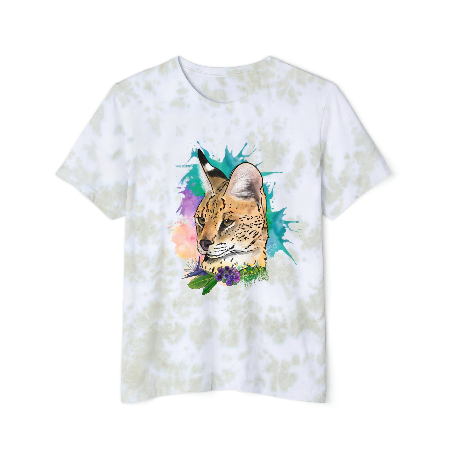 Serval Tie-Dyed T-Shirt