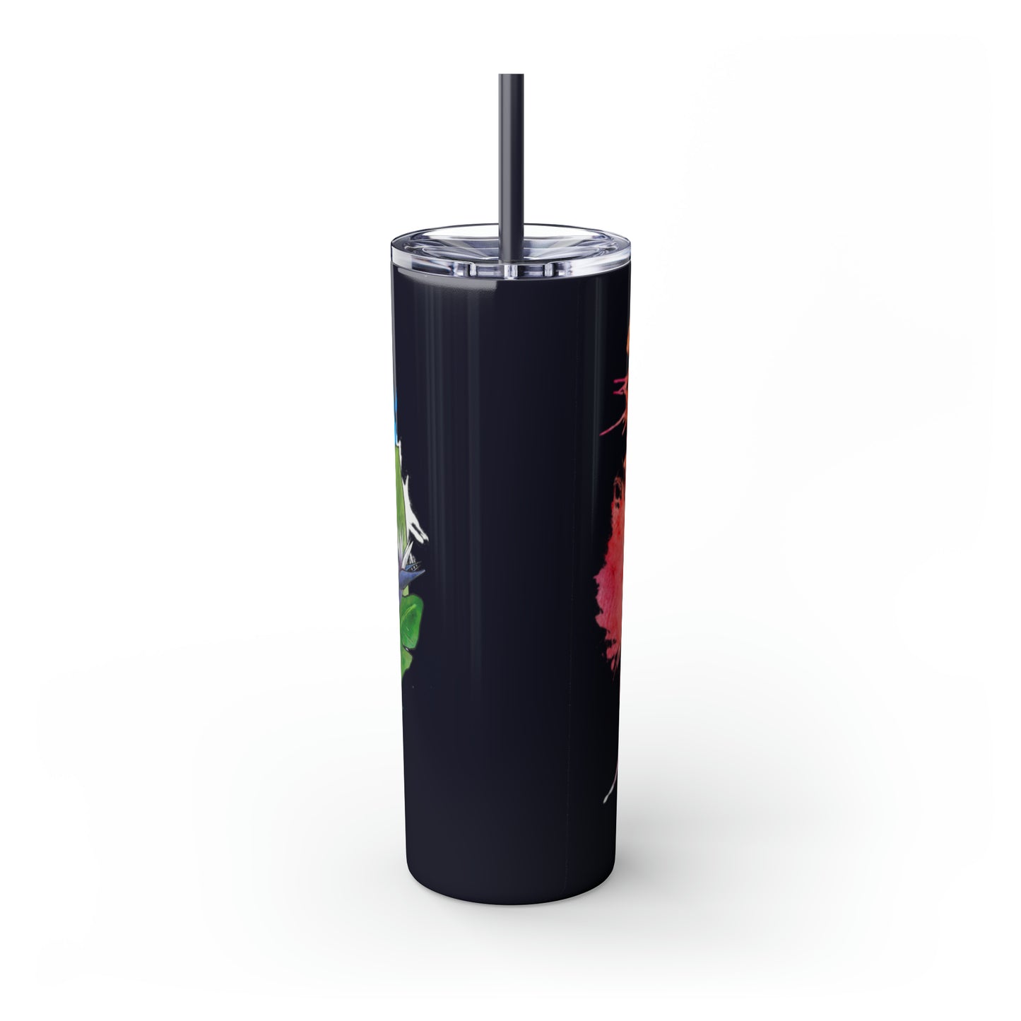 Lion Tumbler with Straw, 20oz