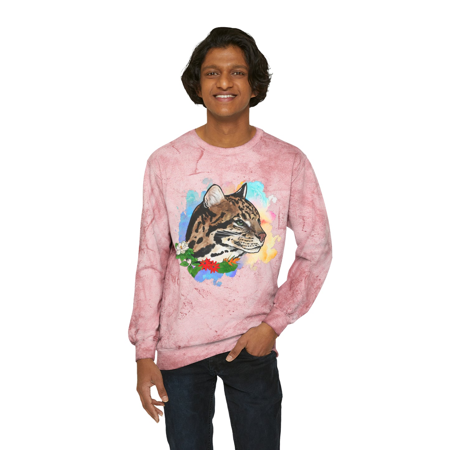 Ocelot Comfort Colors Crewneck Sweatshirt