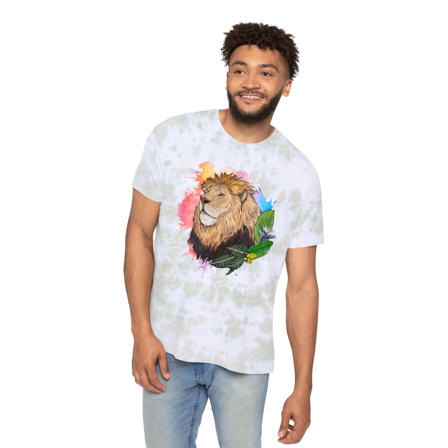 Lion Tie-Dyed T-Shirt