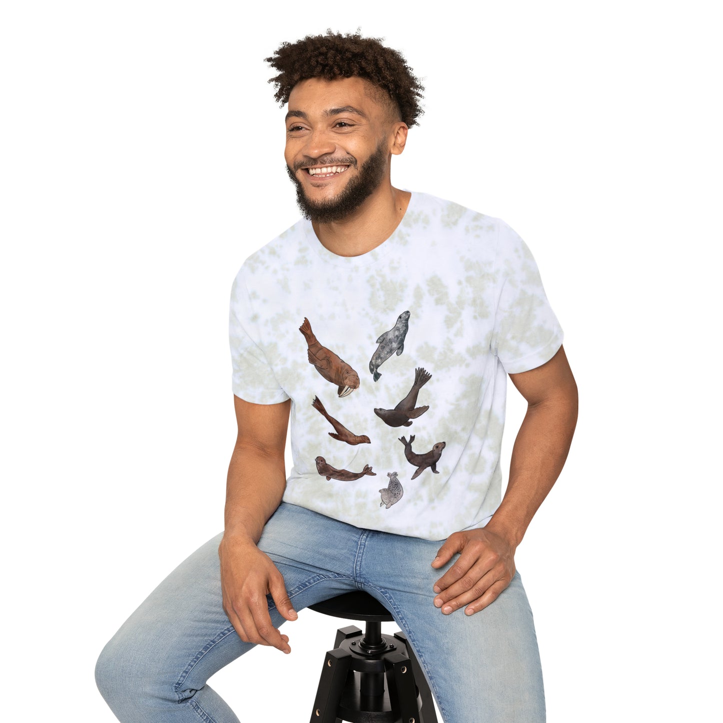 Pinniped Tie-Dyed T-Shirt