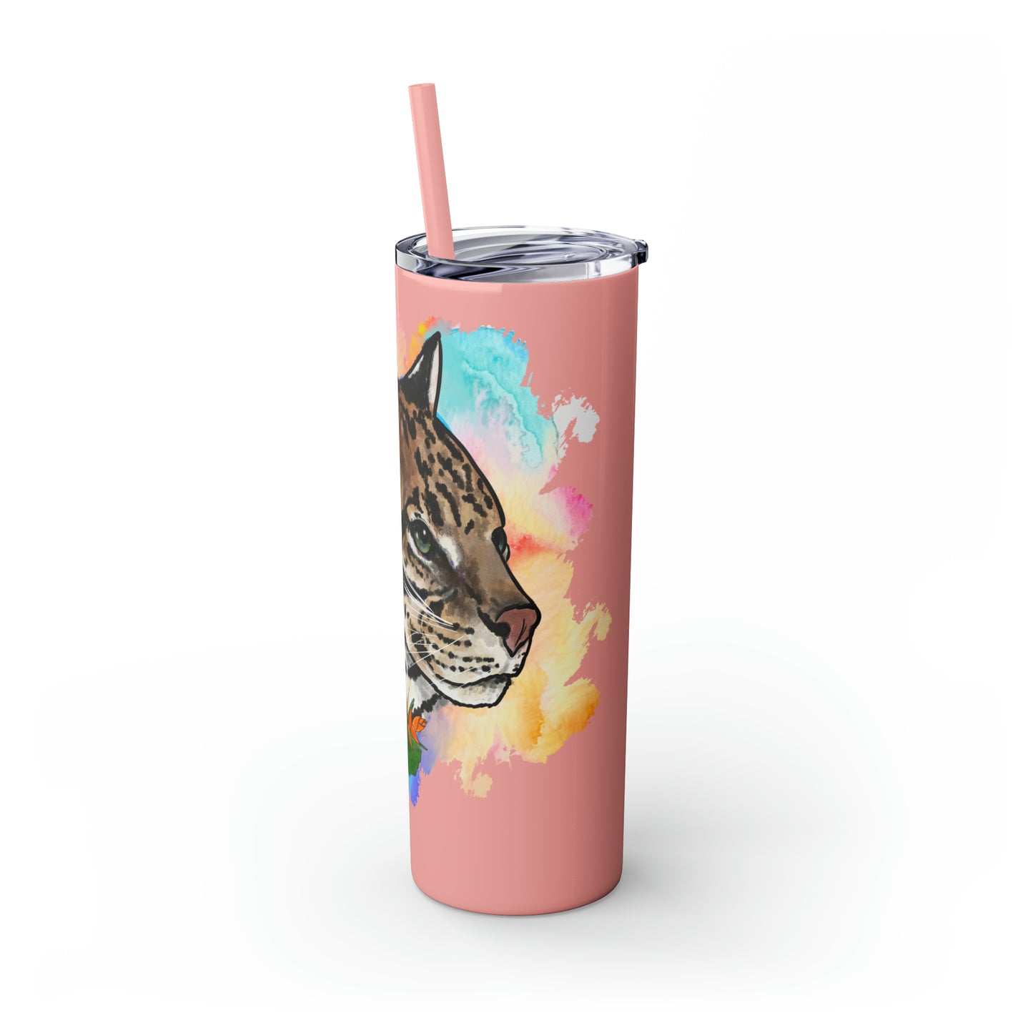 Ocelot Tumbler with Straw, 20oz