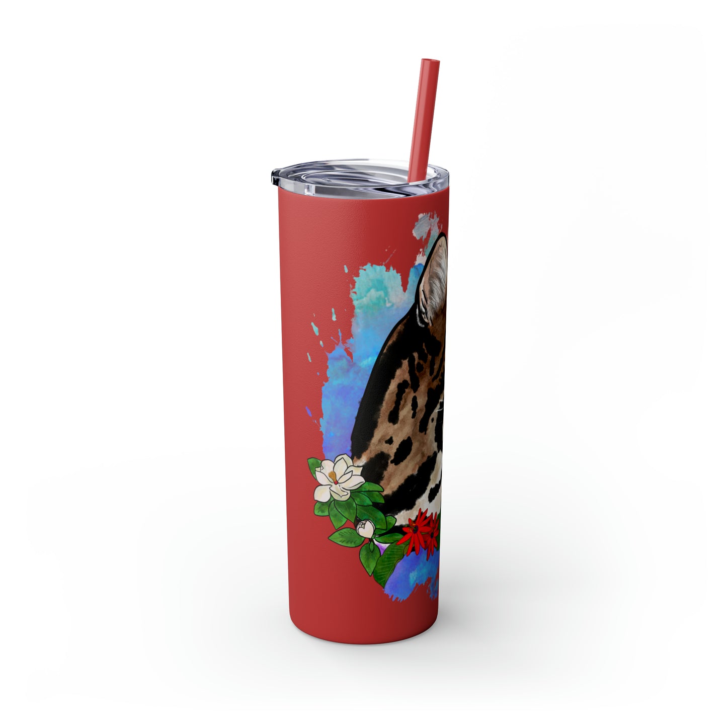 Ocelot Tumbler with Straw, 20oz