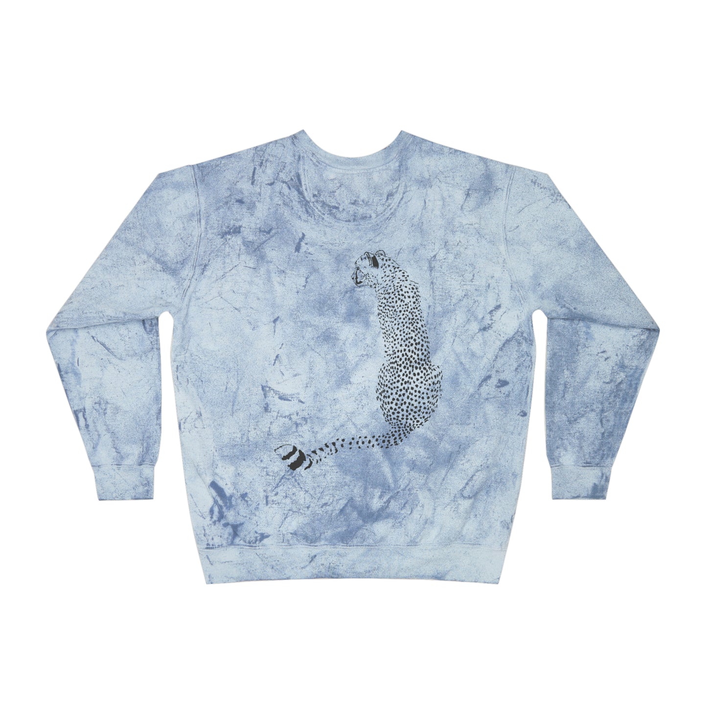 Cheetah Front and Back Crewneck Sweatshirt