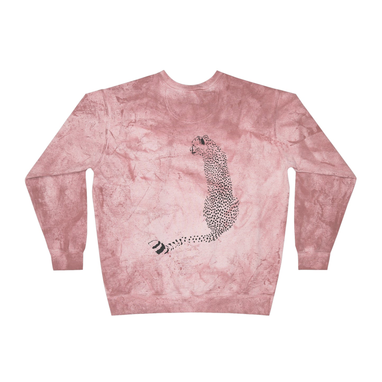 Cheetah Front and Back Crewneck Sweatshirt