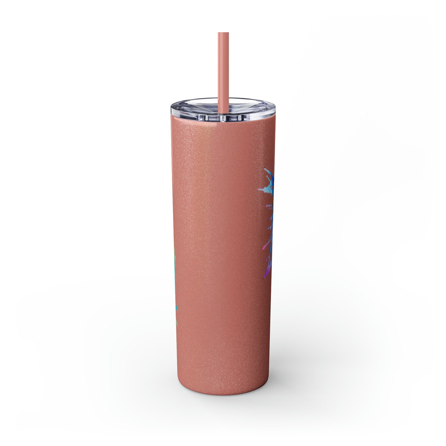 Cheetah Tumbler with Straw, 20oz