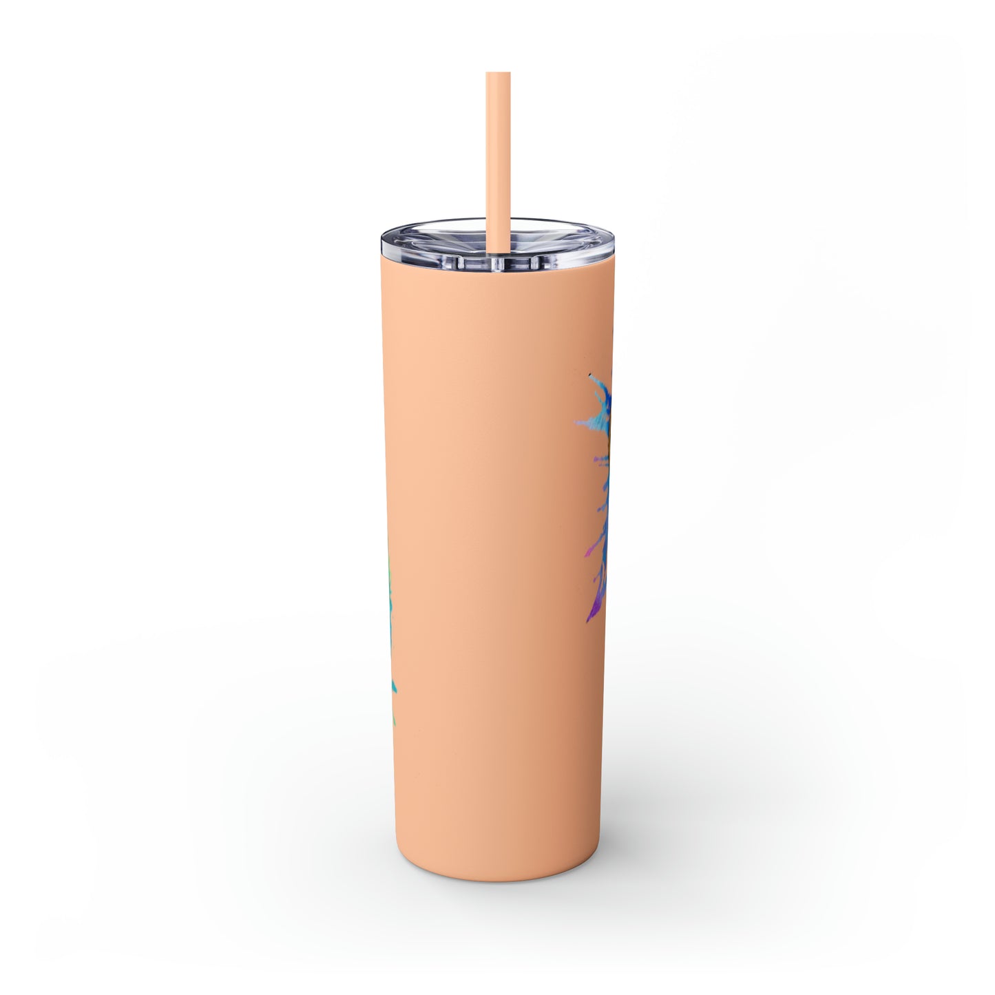 Cheetah Tumbler with Straw, 20oz