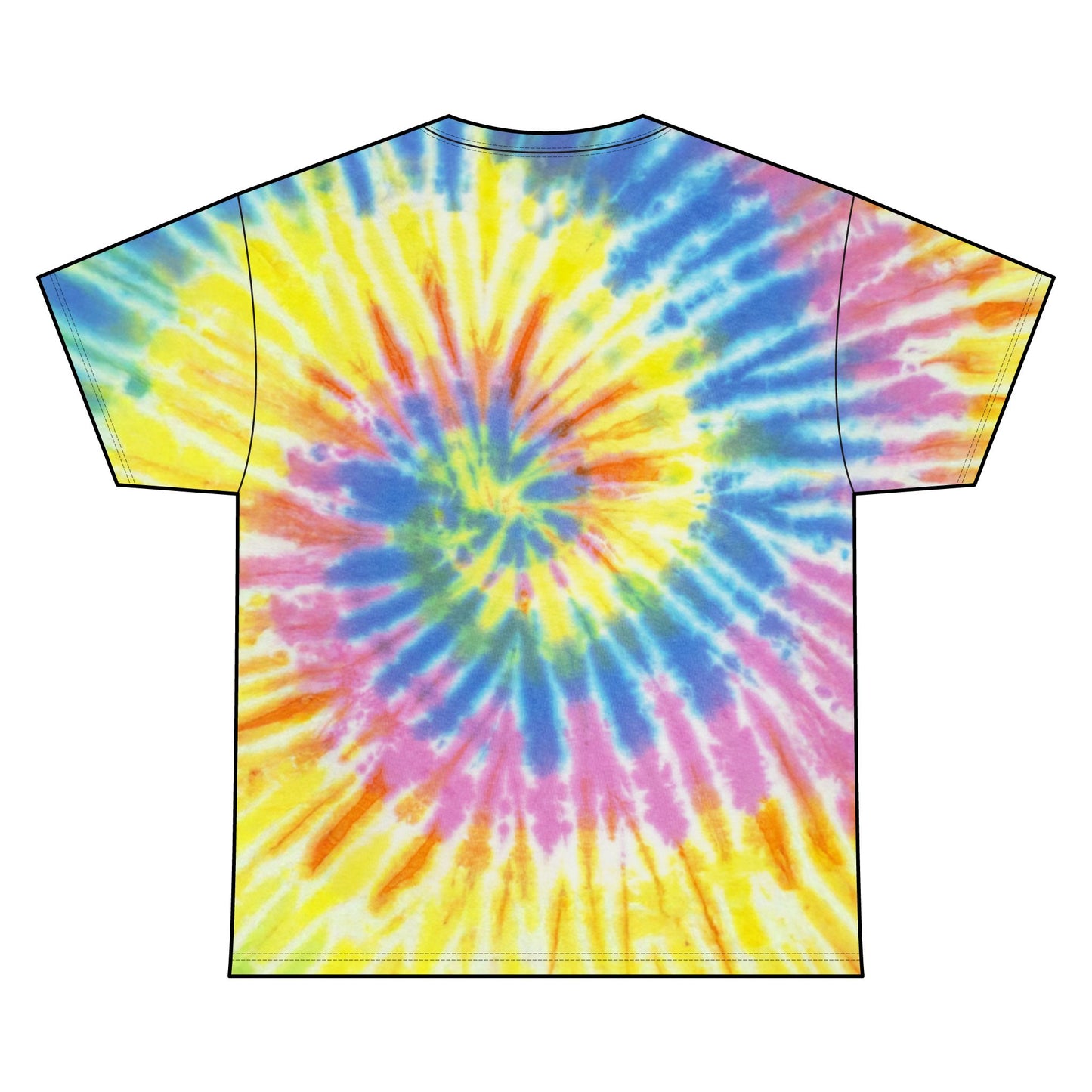Lion floral Tie Dye Cotton Tee