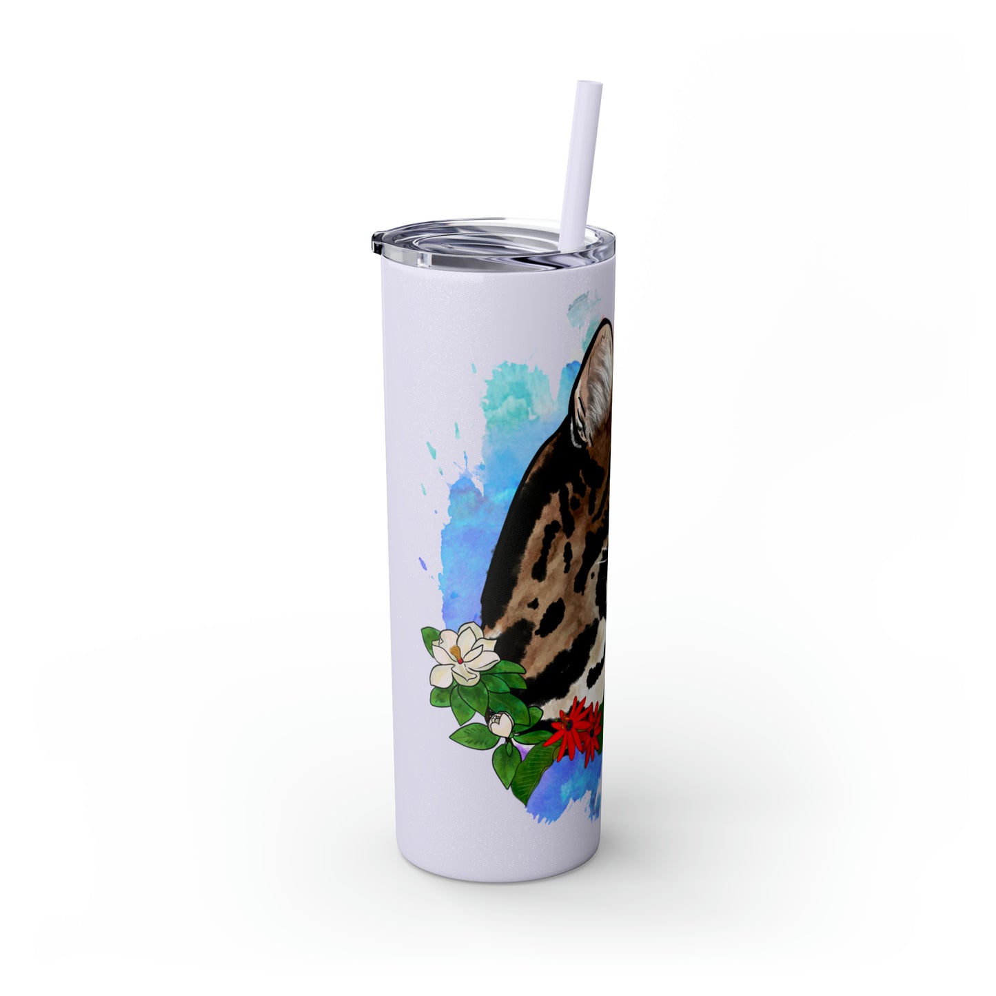 Ocelot Tumbler with Straw, 20oz