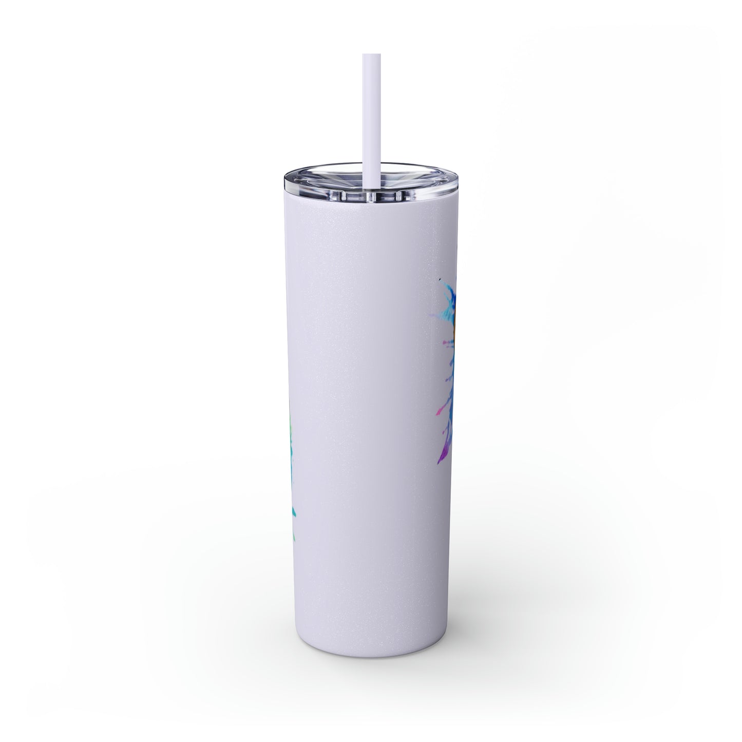 Cheetah Tumbler with Straw, 20oz