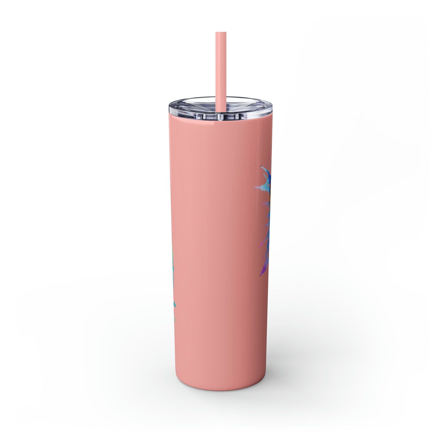 Cheetah Tumbler with Straw, 20oz
