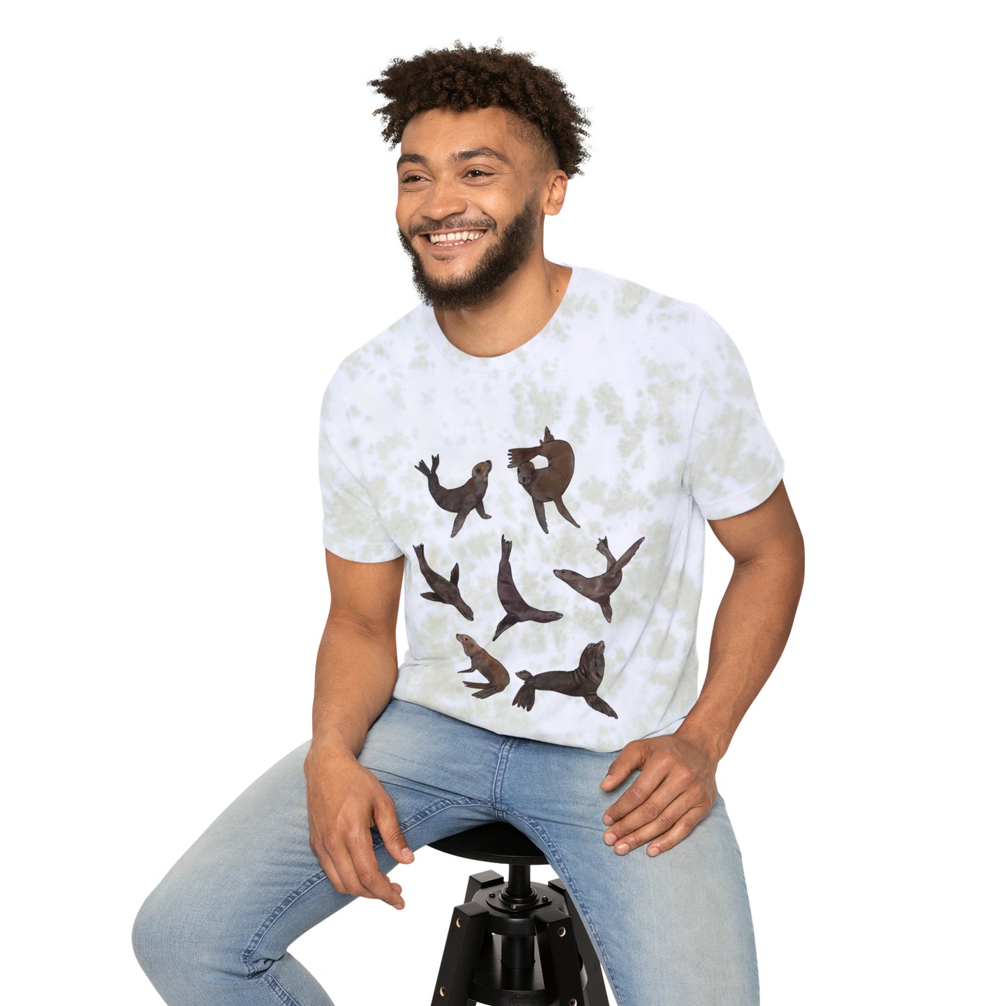 Sea Lion Tie-Dyed T-Shirt