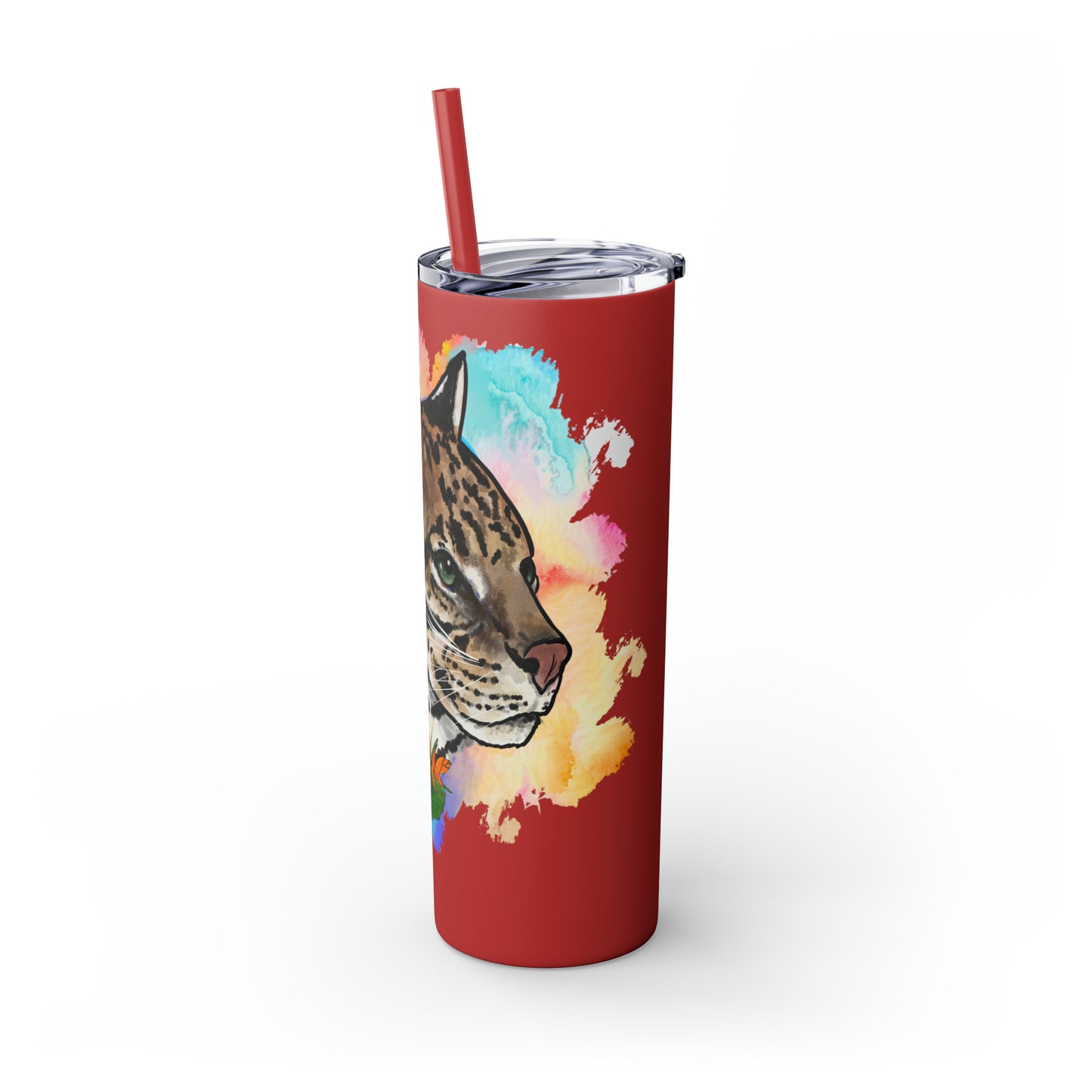 Ocelot Tumbler with Straw, 20oz