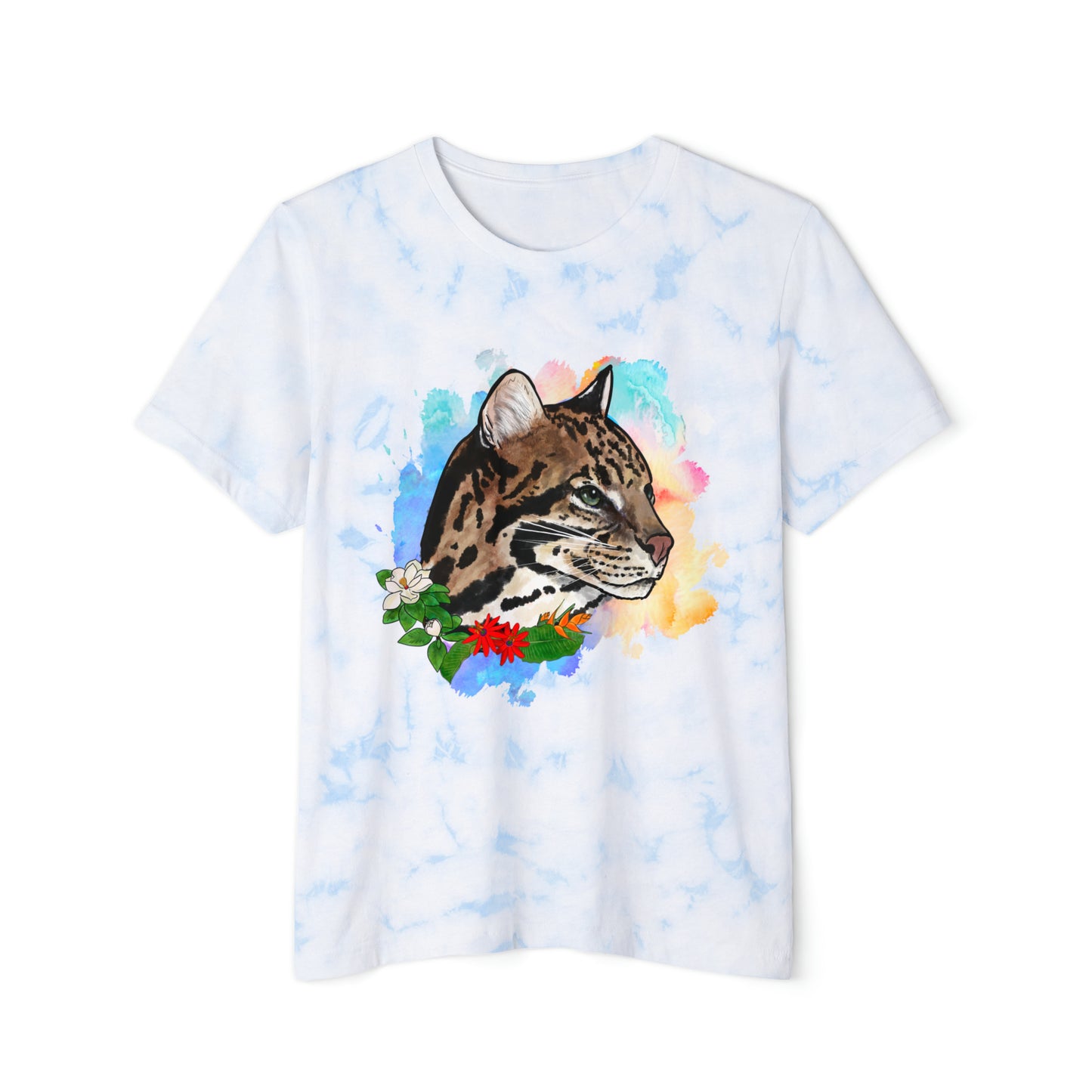 Ocelot Tie-Dyed T-Shirt