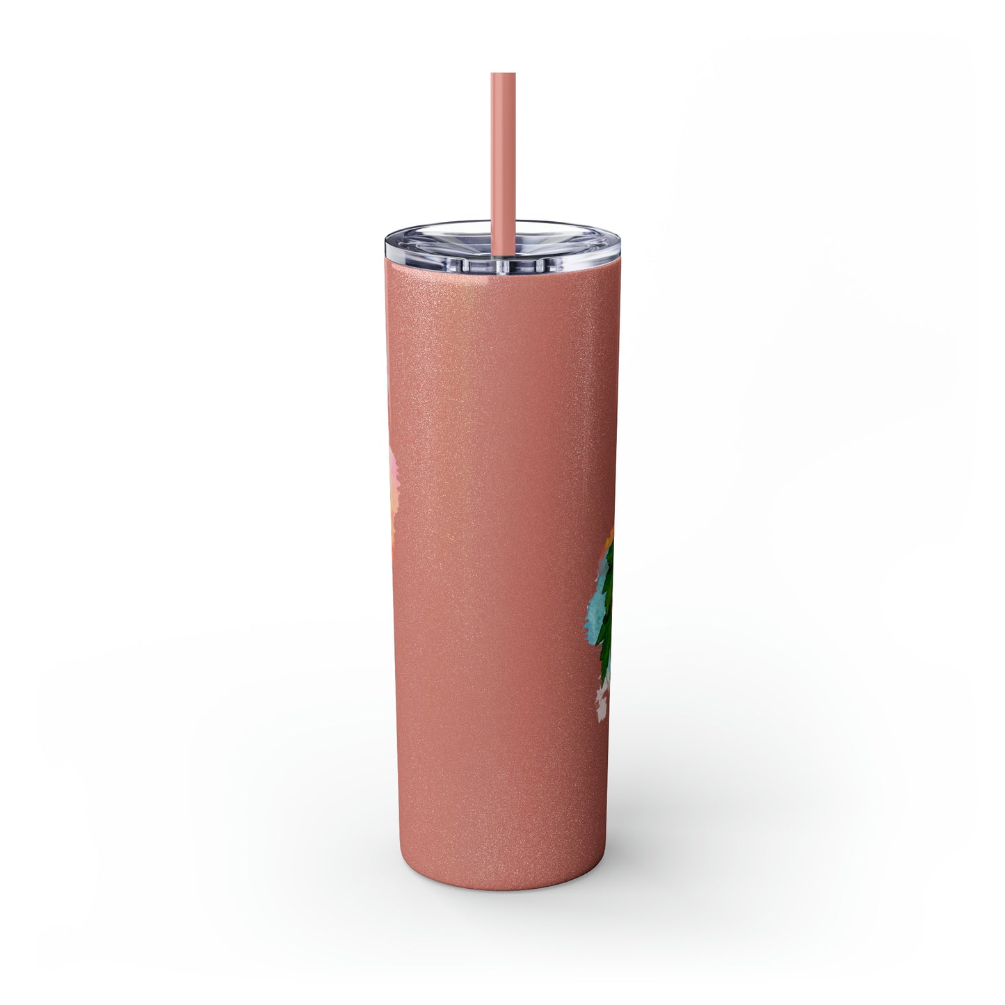 Mountain Lion Tumbler with Straw, 20oz