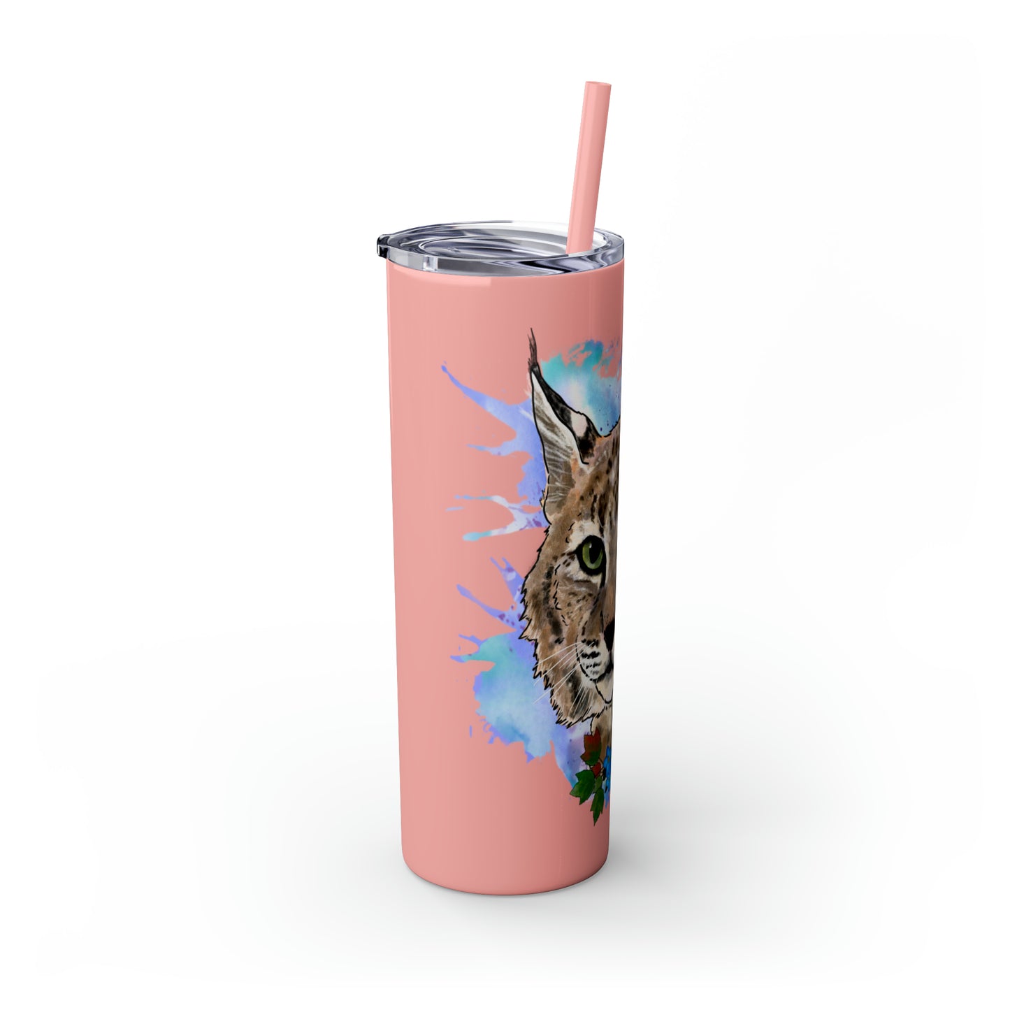 Bobcat Tumbler with Straw, 20oz
