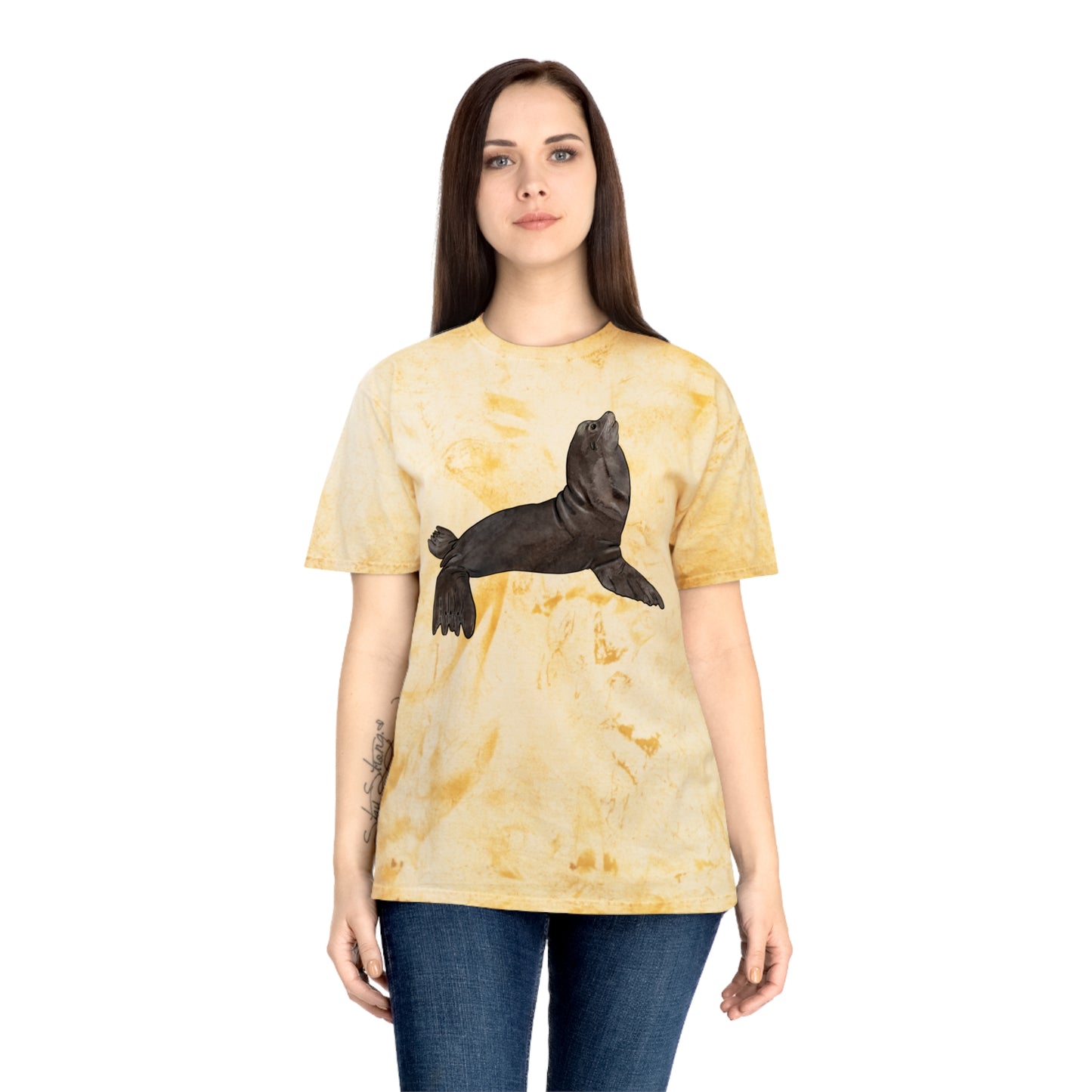 Sea Lion Comfort Colors Color Blast T-Shirt