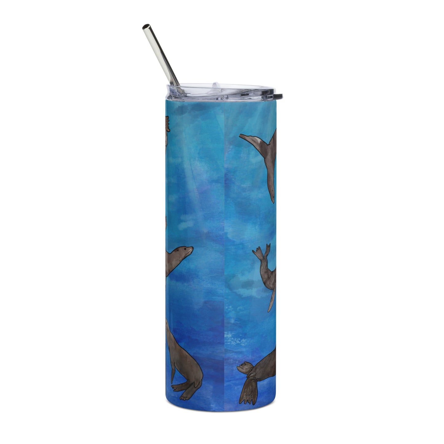 Sea Lion Ocean Stainless steel tumbler