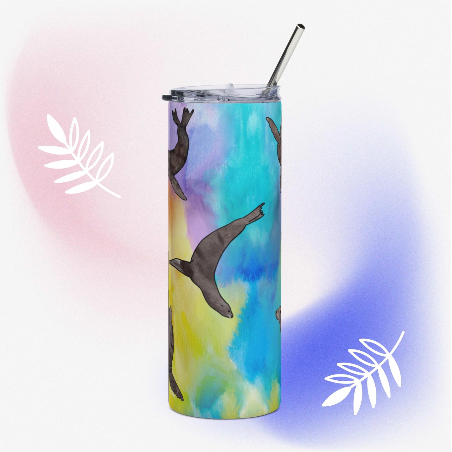 Sea Lion Stainless steel tumbler