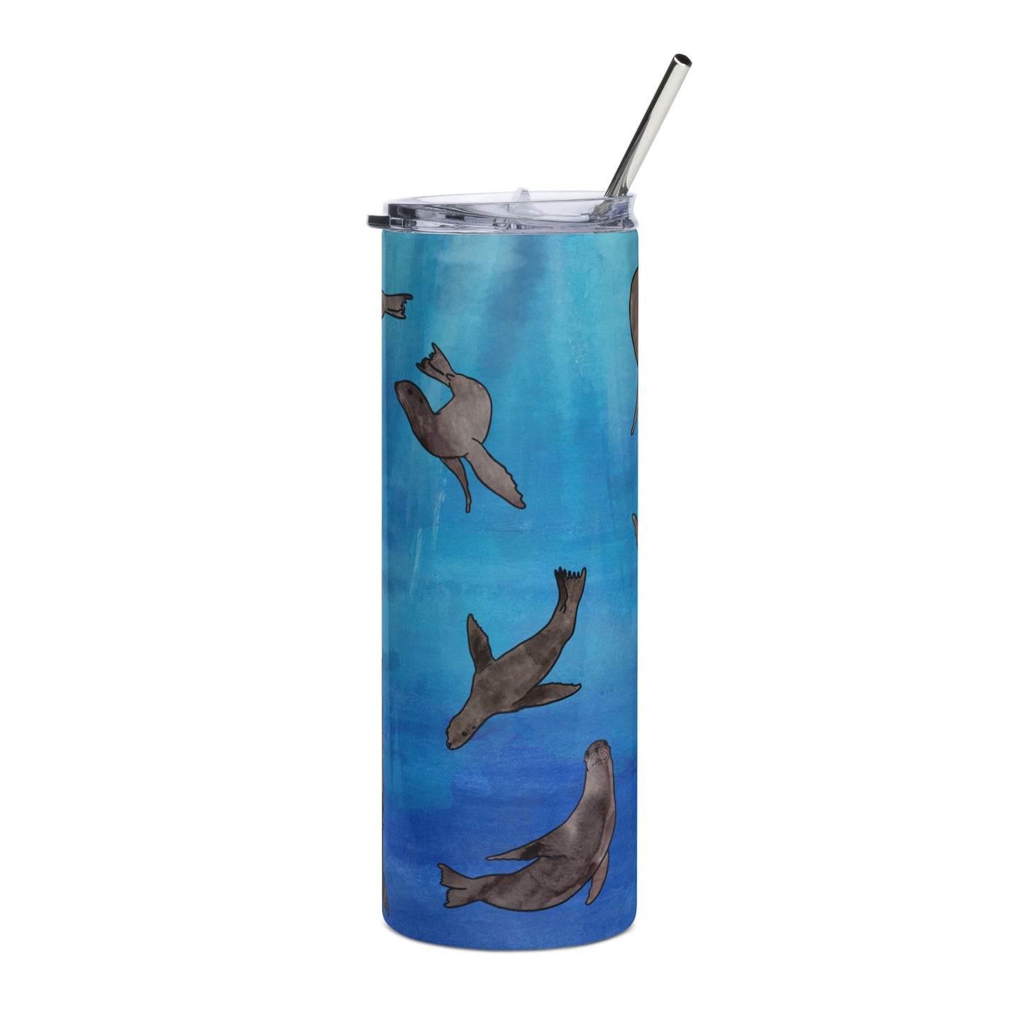 Sea Lion Ocean Stainless steel tumbler
