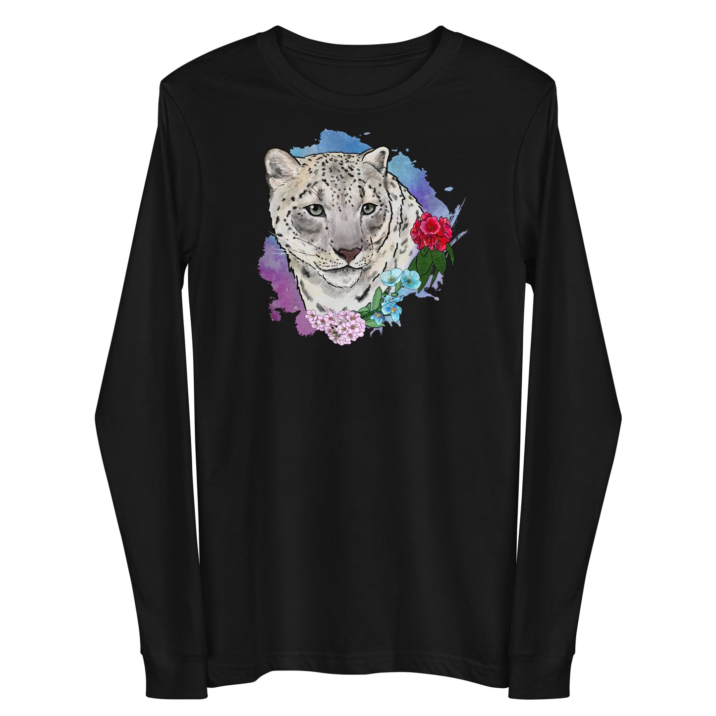 Snow Leopard Unisex Long Sleeve Tee