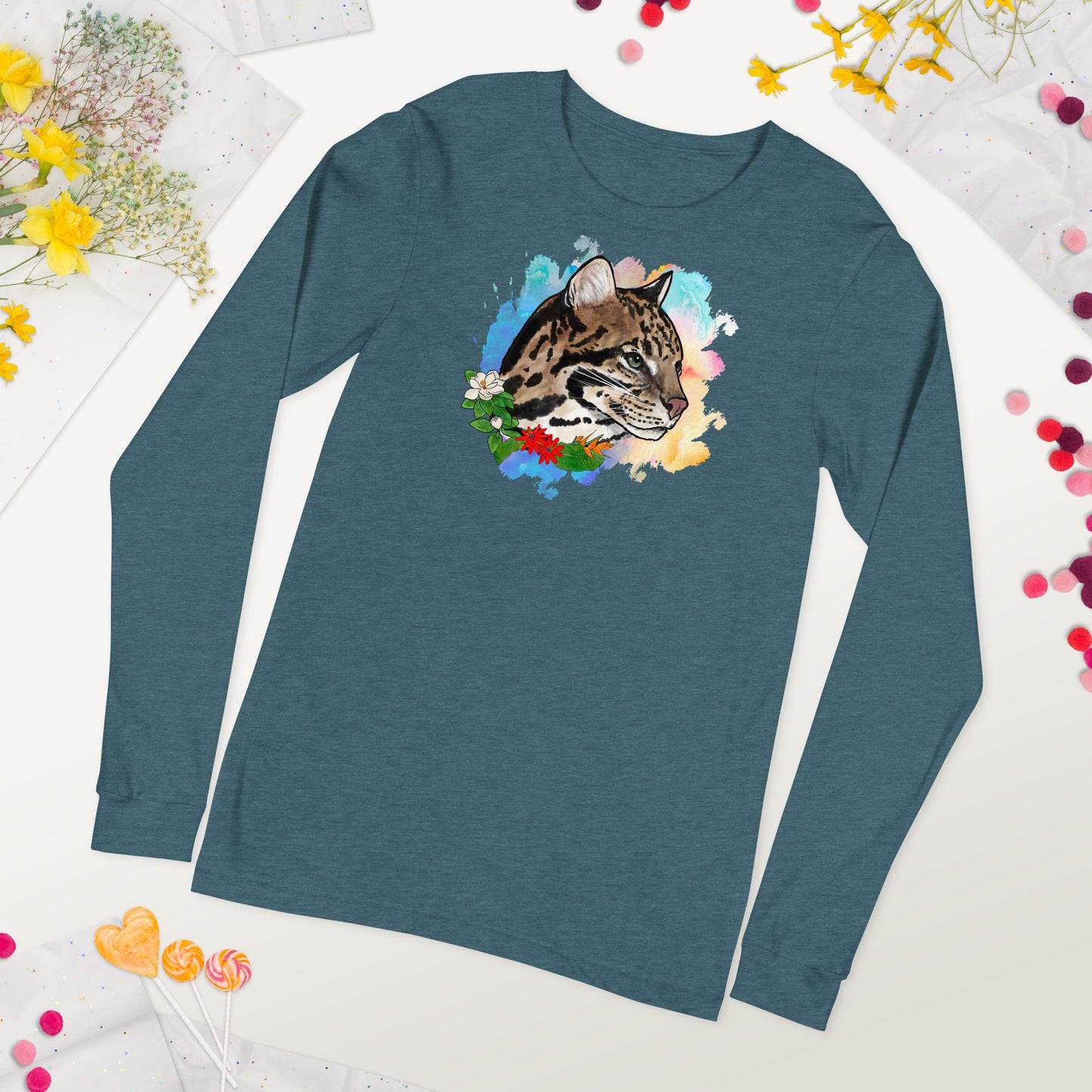Ocelot Unisex Long Sleeve Tee