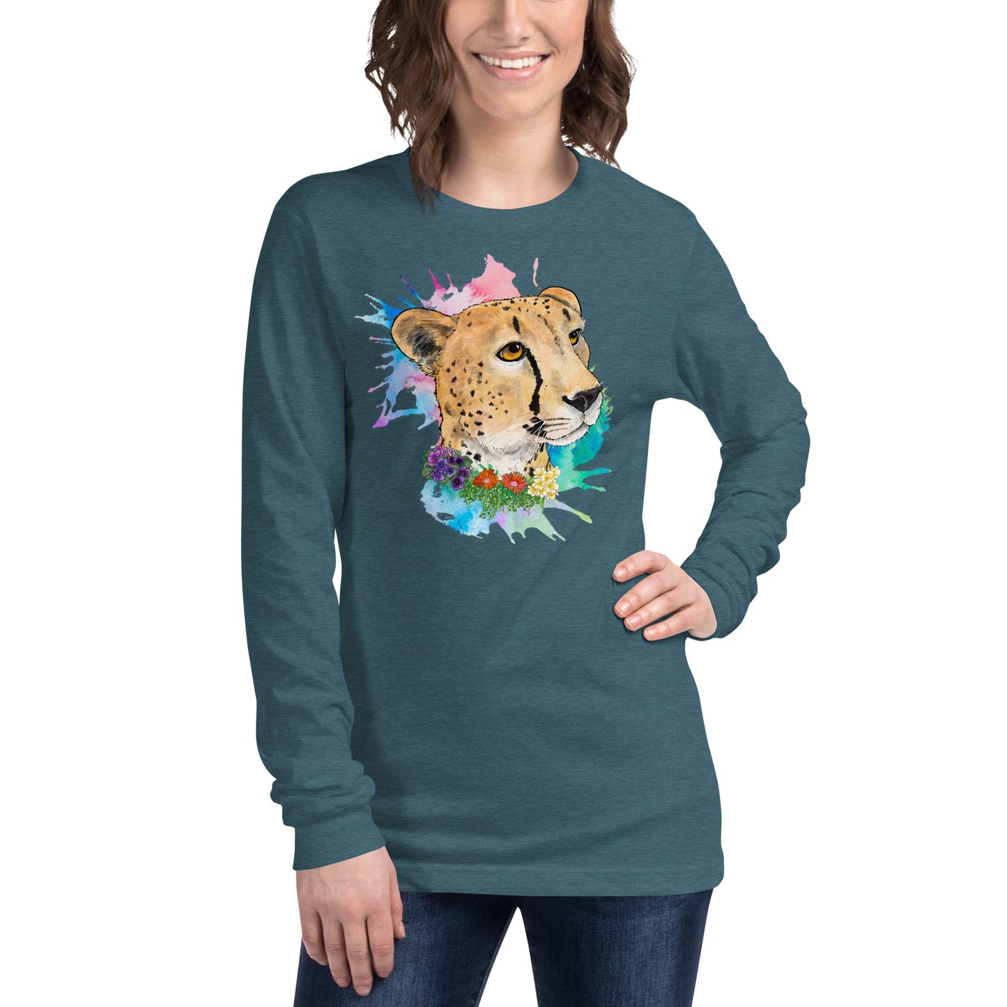 Cheetah Unisex Long Sleeve Tee
