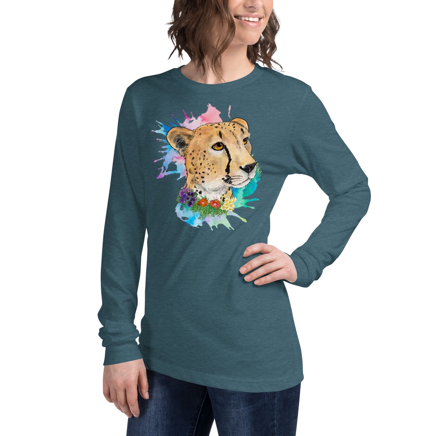 Cheetah Unisex Long Sleeve Tee
