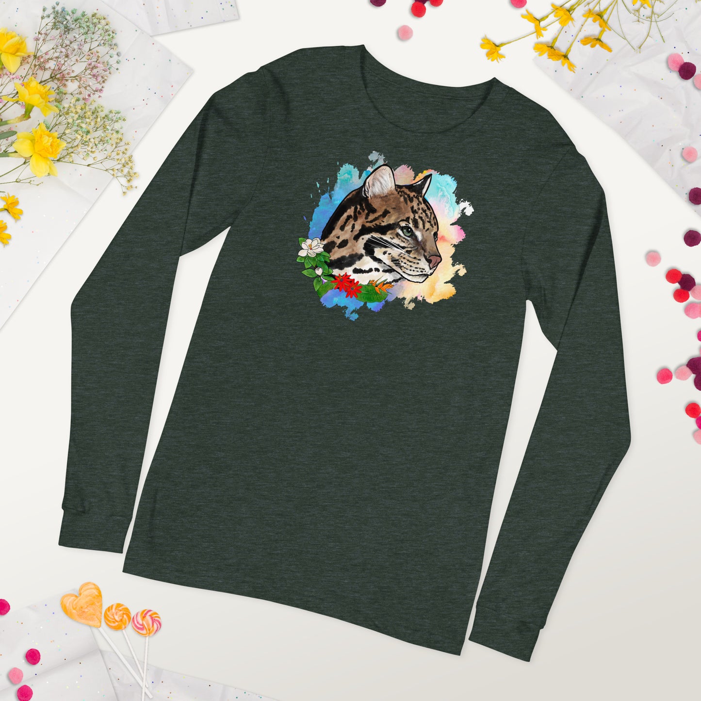 Ocelot Unisex Long Sleeve Tee