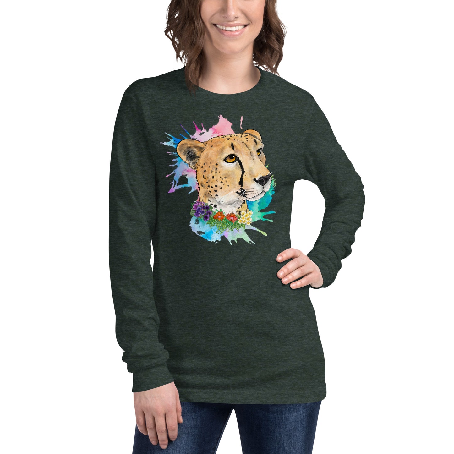 Cheetah Unisex Long Sleeve Tee