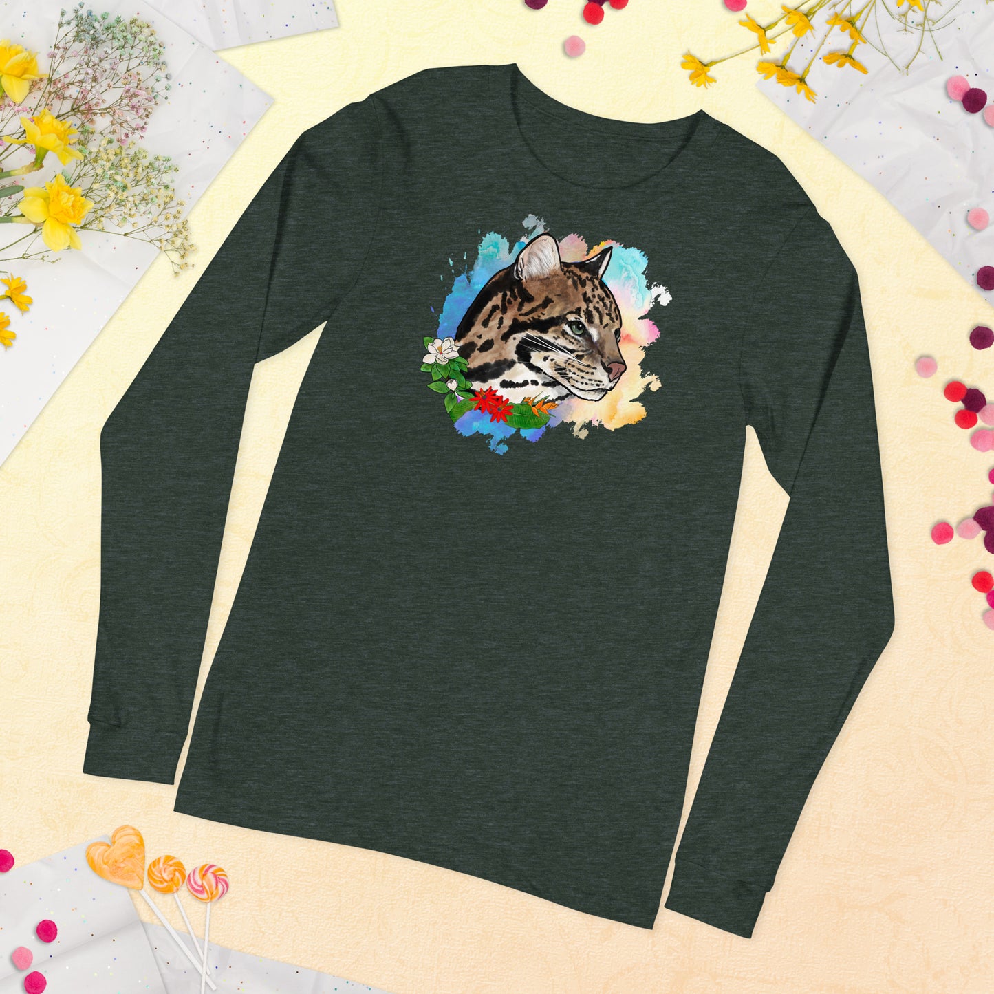 Ocelot Unisex Long Sleeve Tee
