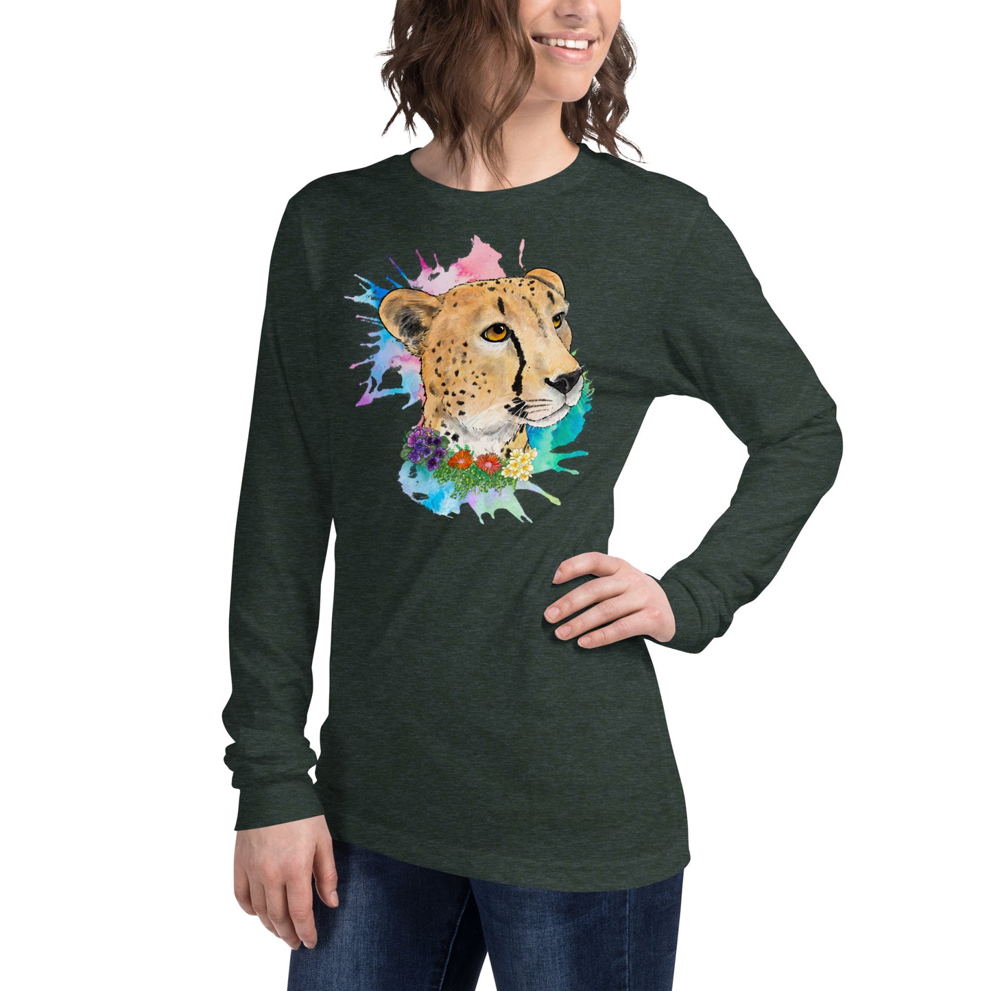 Cheetah Unisex Long Sleeve Tee