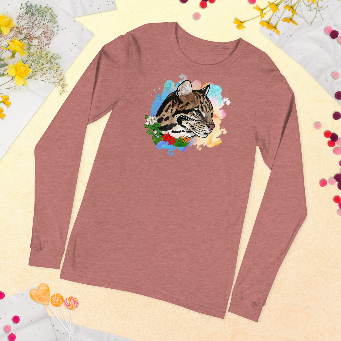 Ocelot Unisex Long Sleeve Tee