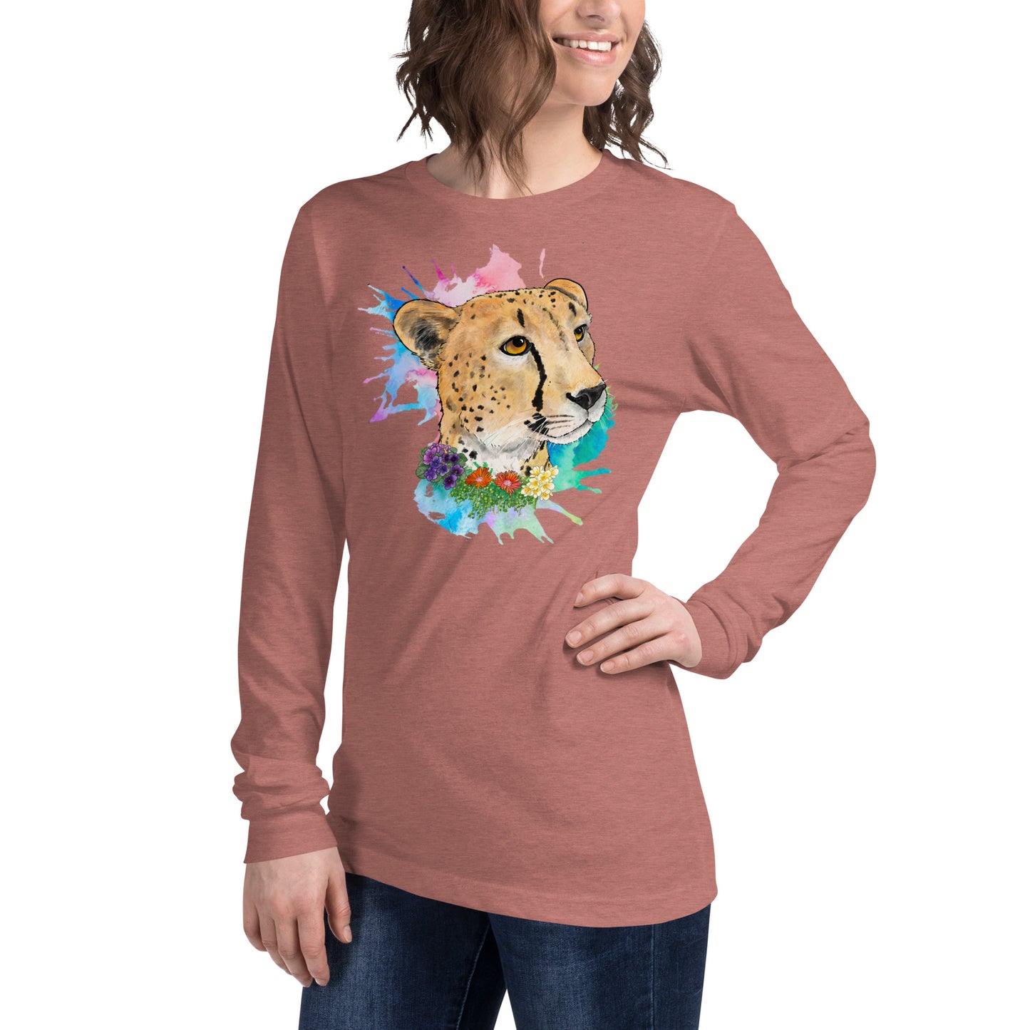 Cheetah Unisex Long Sleeve Tee