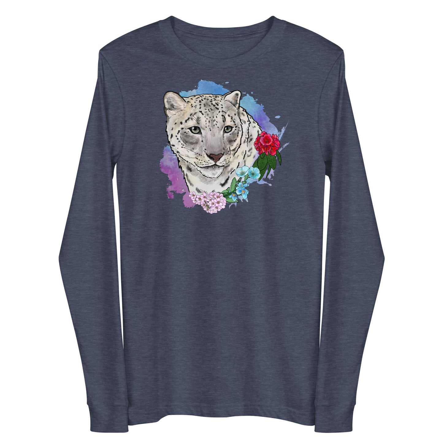 Snow Leopard Unisex Long Sleeve Tee