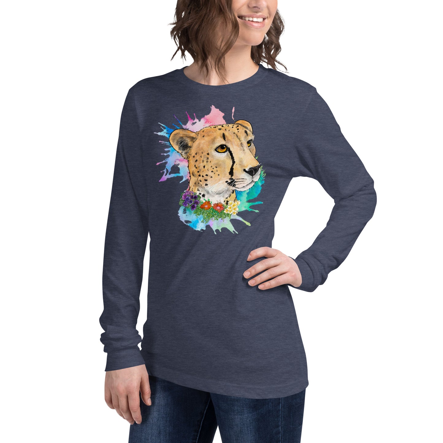 Cheetah Unisex Long Sleeve Tee