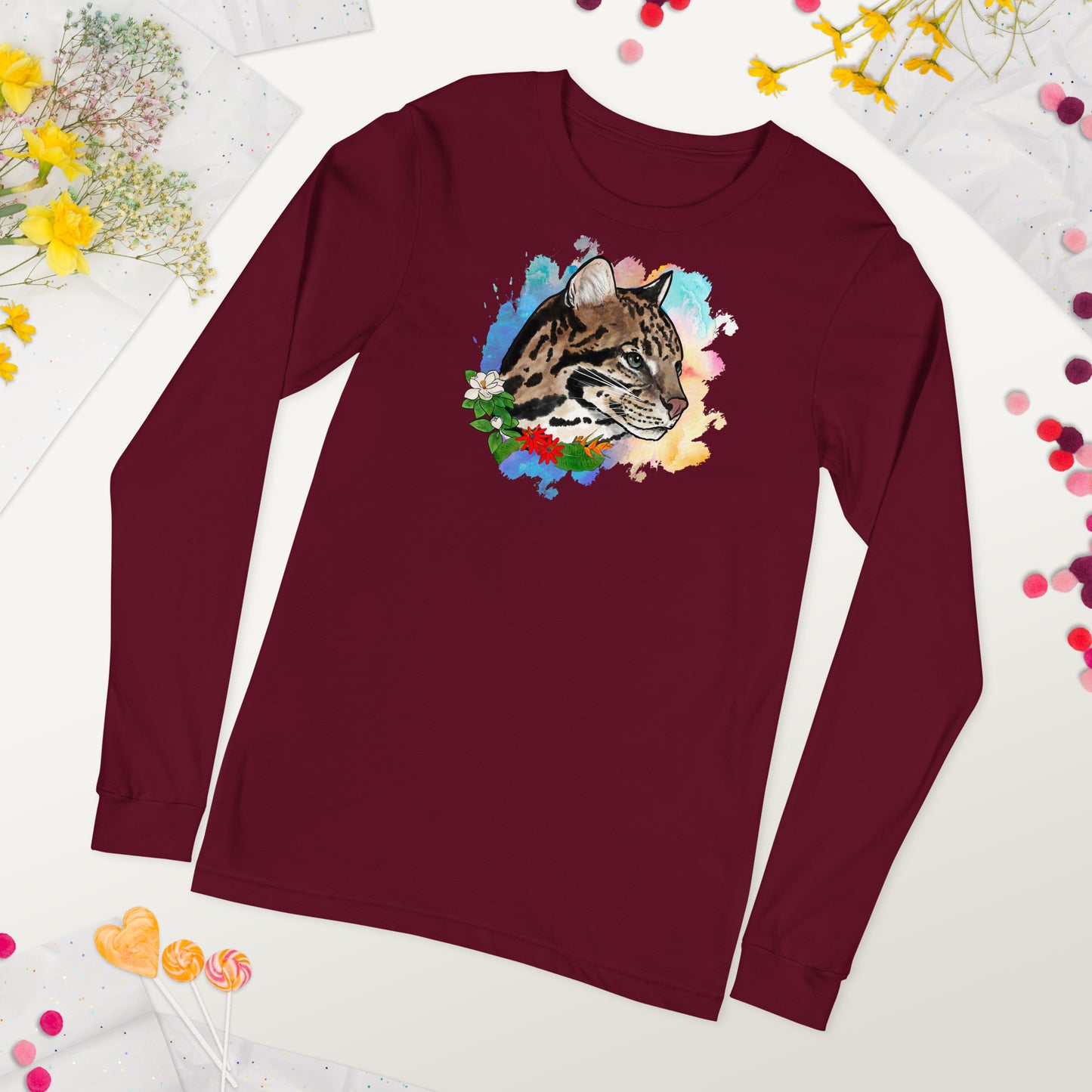 Ocelot Unisex Long Sleeve Tee