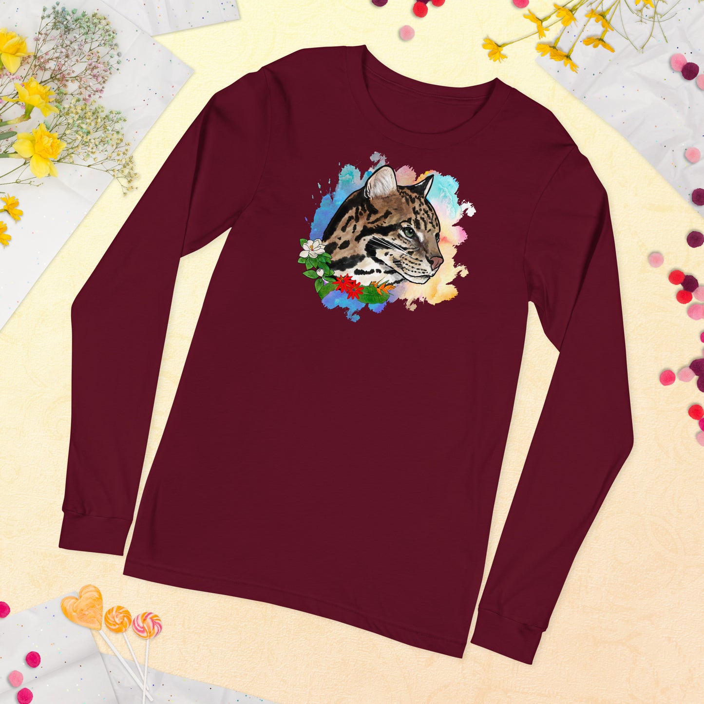Ocelot Unisex Long Sleeve Tee