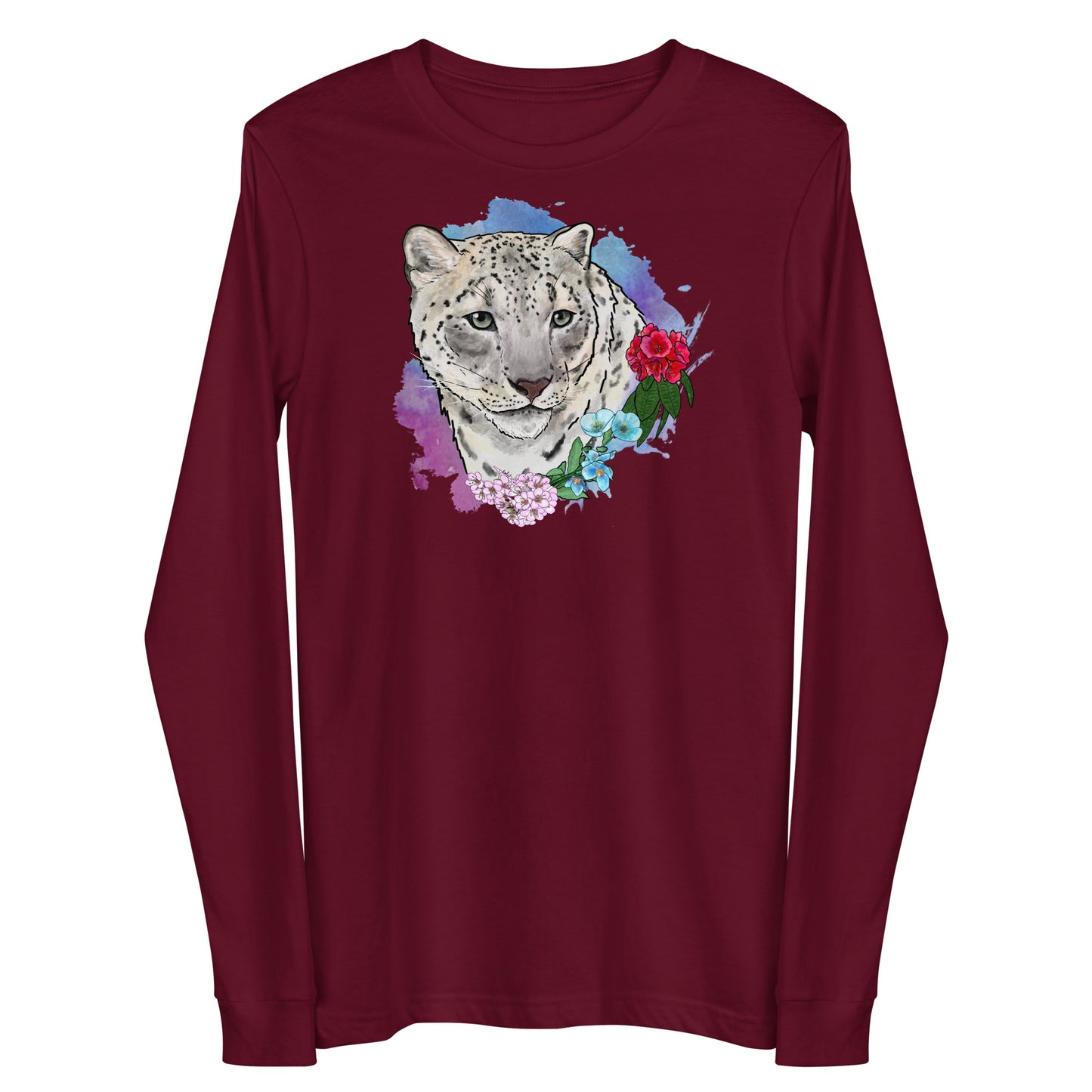 Snow Leopard Unisex Long Sleeve Tee