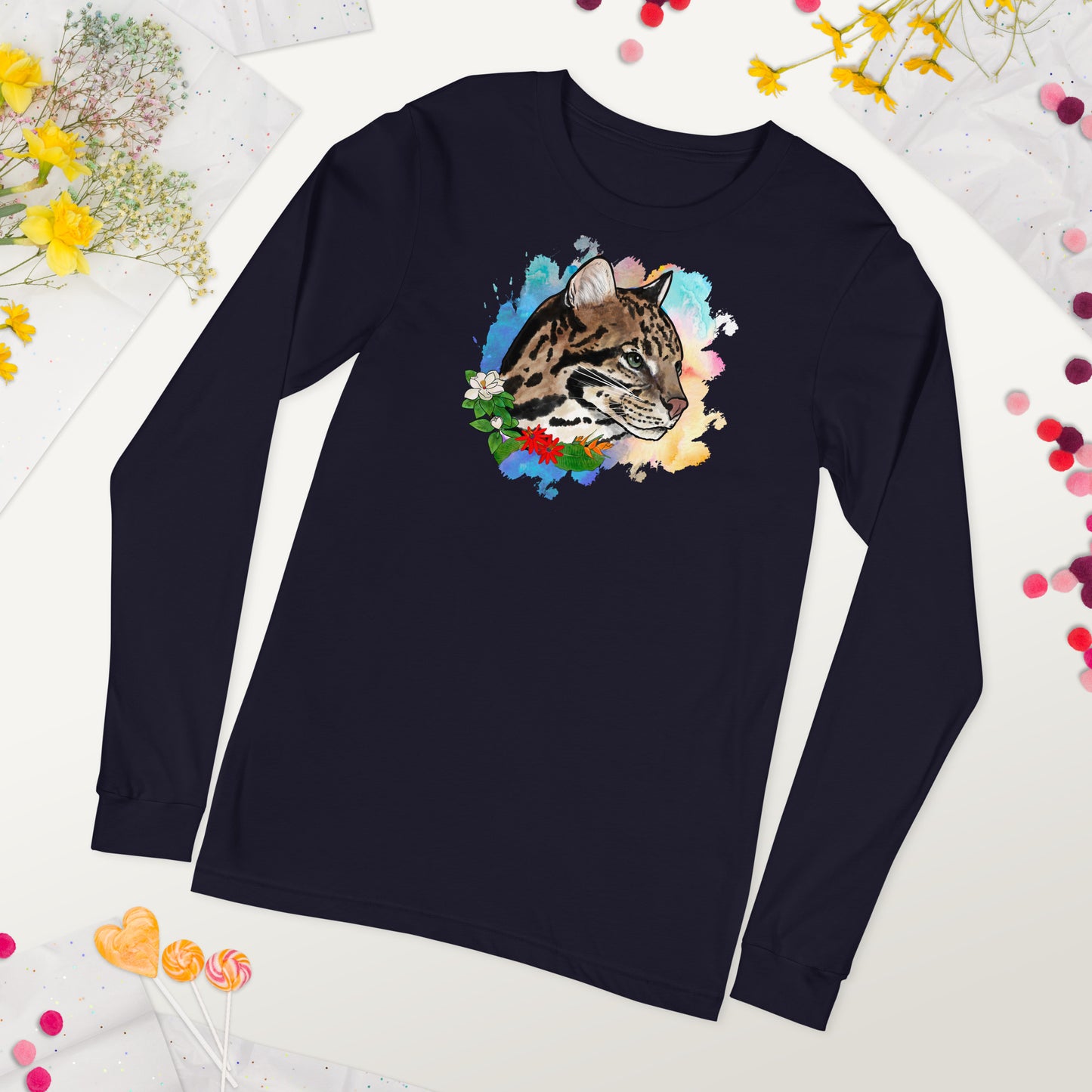 Ocelot Unisex Long Sleeve Tee
