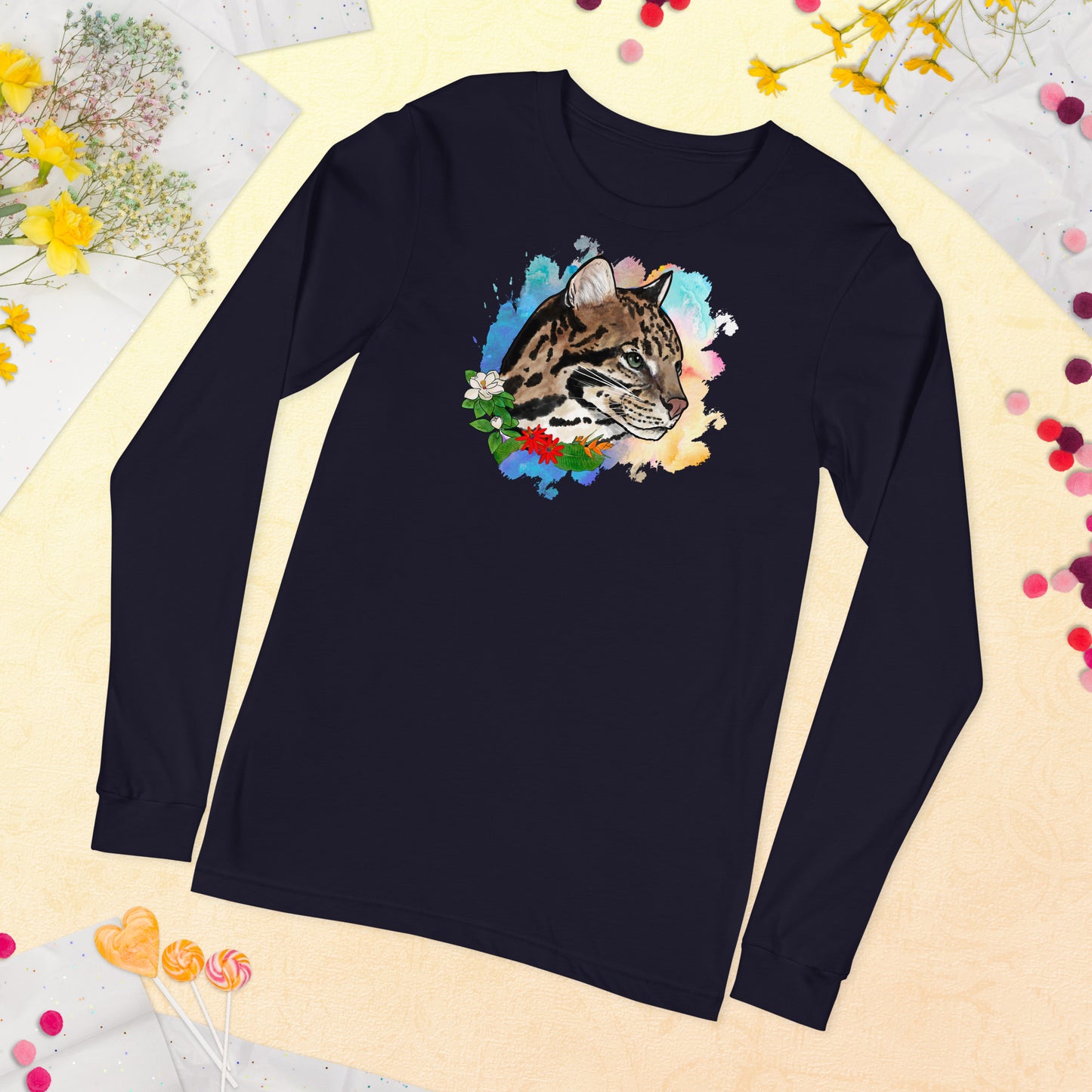 Ocelot Unisex Long Sleeve Tee