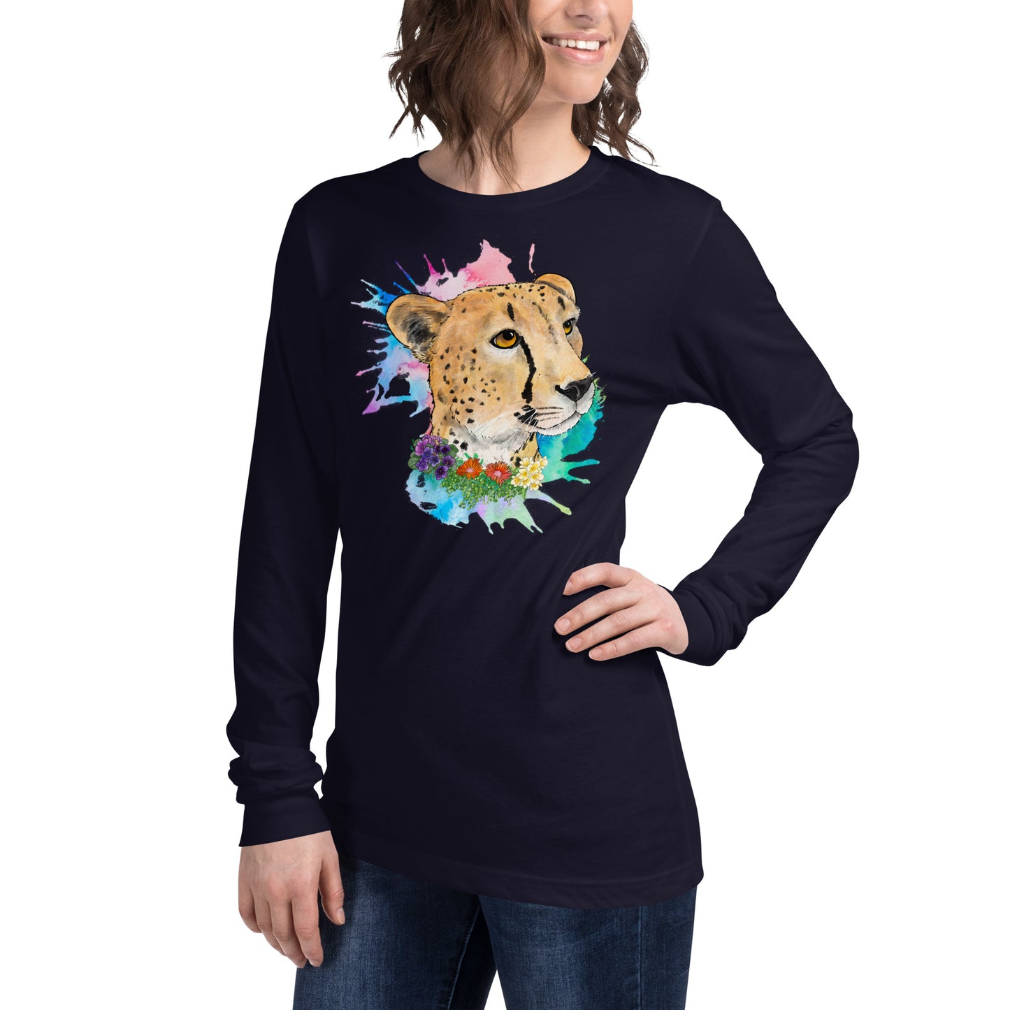Cheetah Unisex Long Sleeve Tee