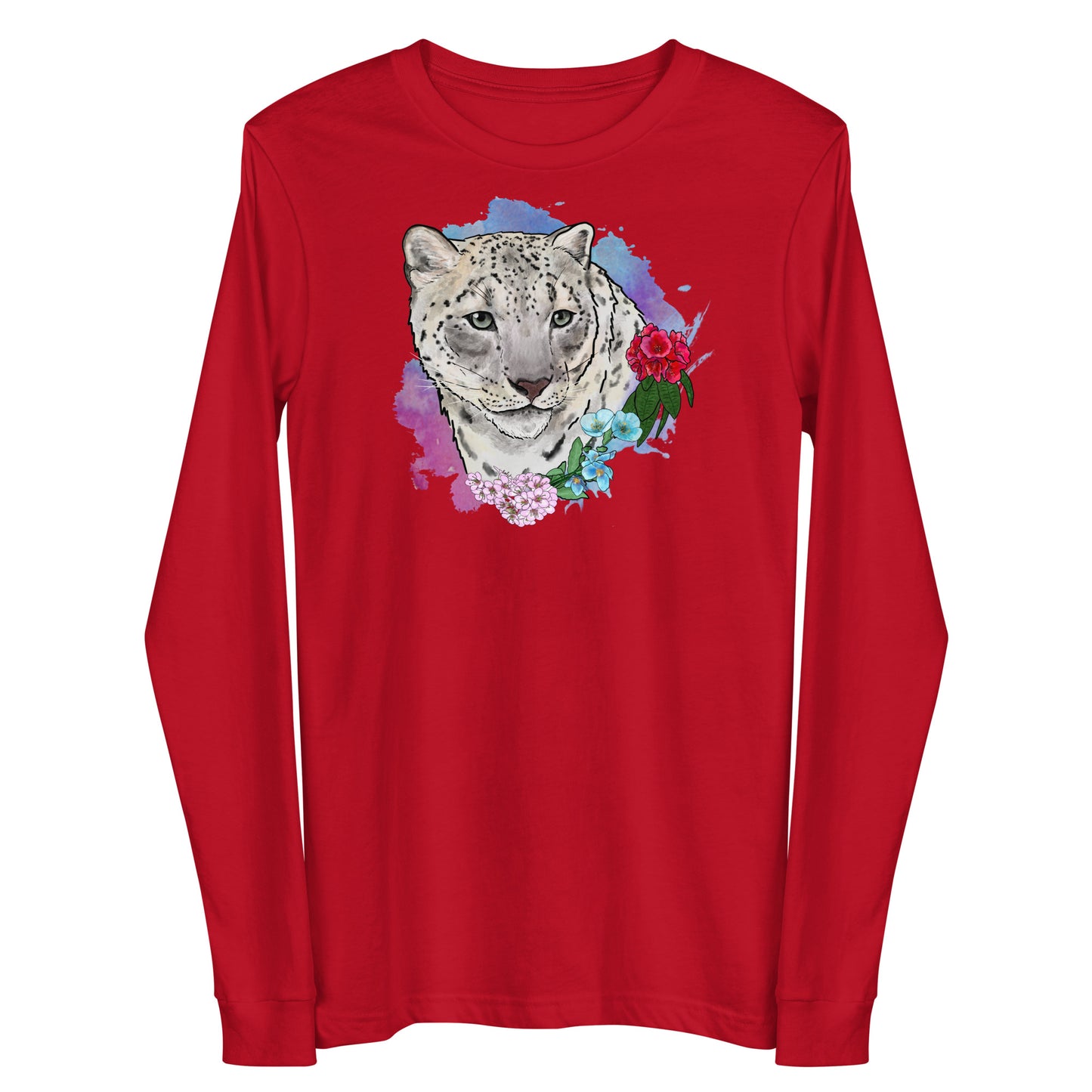Snow Leopard Unisex Long Sleeve Tee