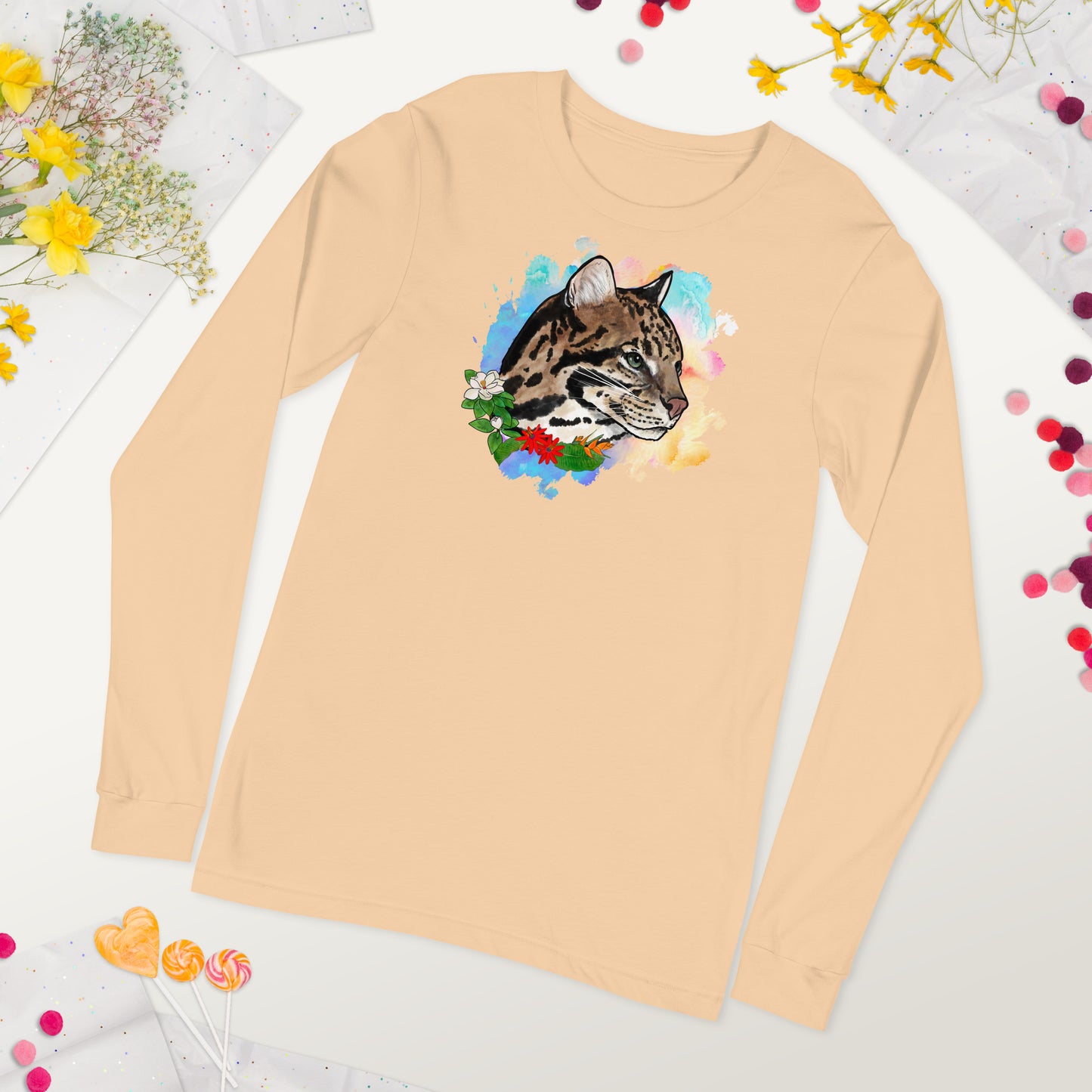 Ocelot Unisex Long Sleeve Tee