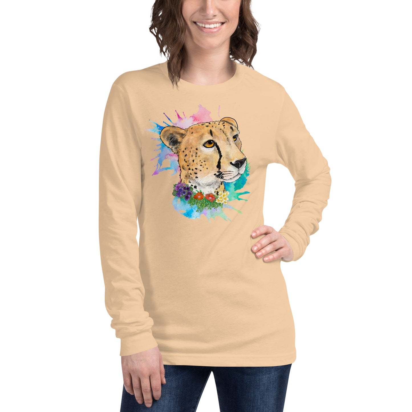 Cheetah Unisex Long Sleeve Tee