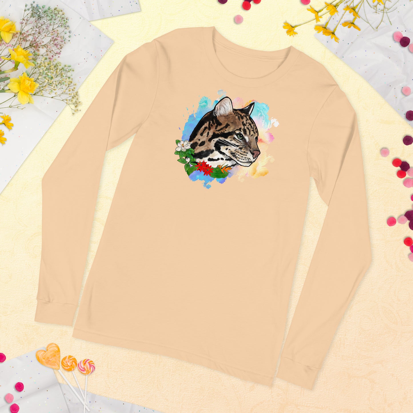 Ocelot Unisex Long Sleeve Tee